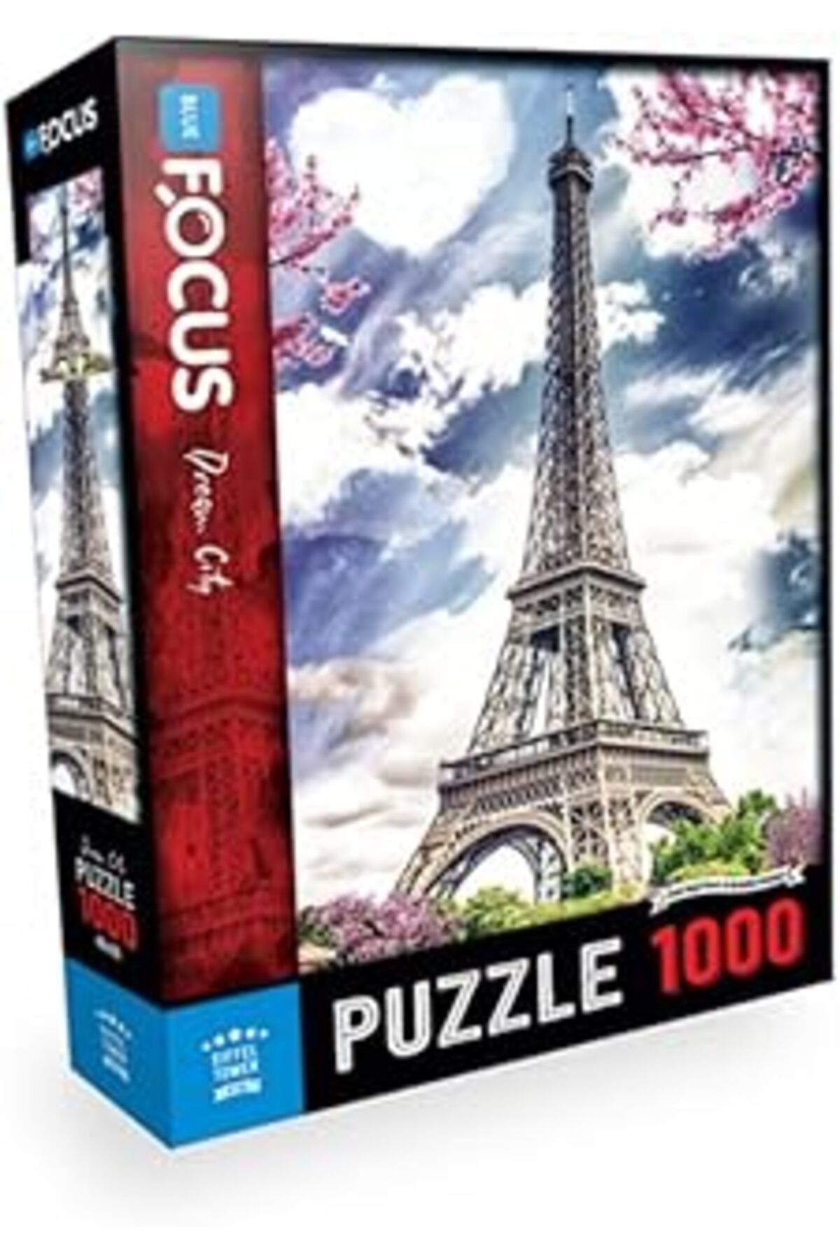NETWORK ART Blue Focus-Eyfel Kulesi 1000 Parça Puzzle