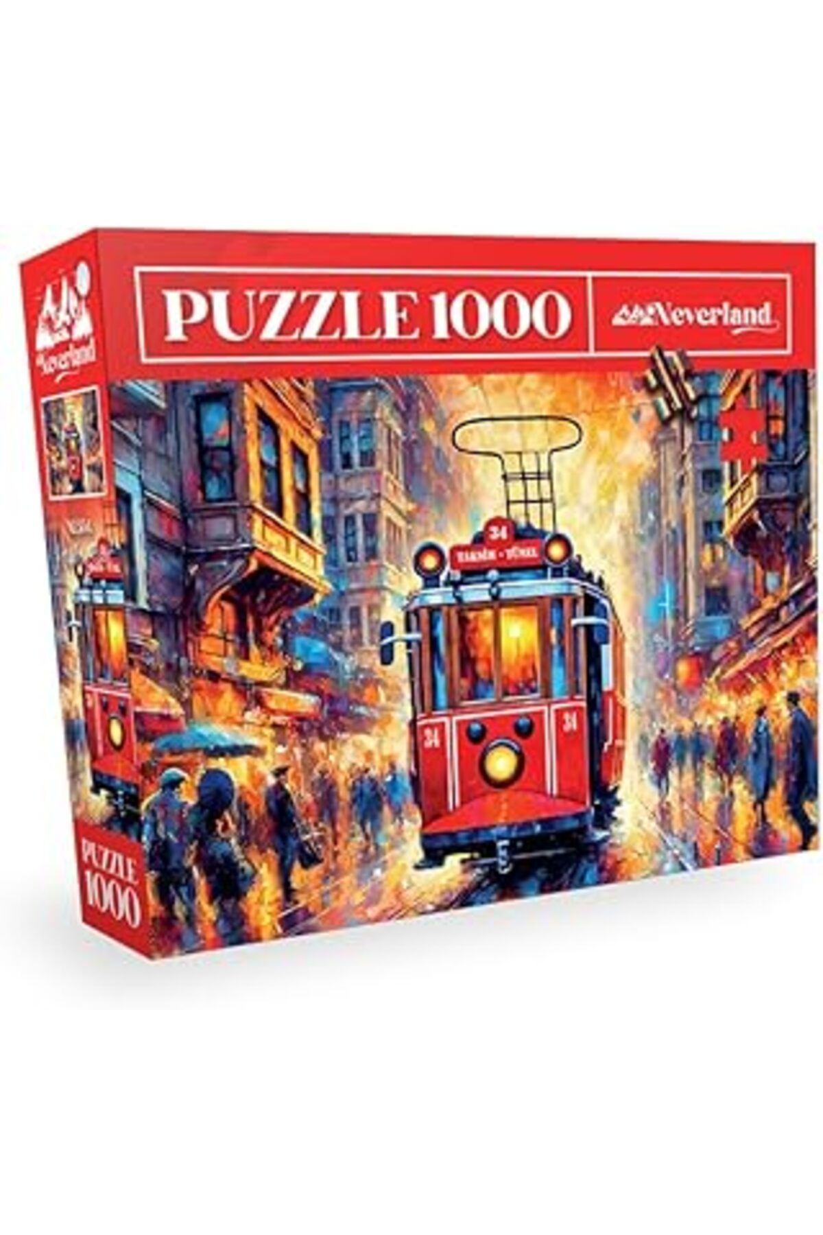 Pazarcan Neverland 1000 Parça Puzzle - İstiklal Caddesi