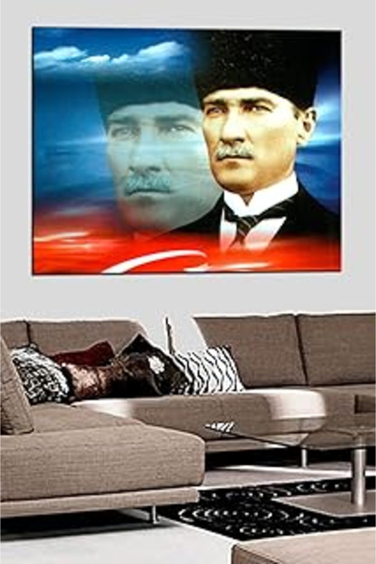 Pazarcan Talya Tablo Atatürk Özel Tasarım 50X35 No-5799