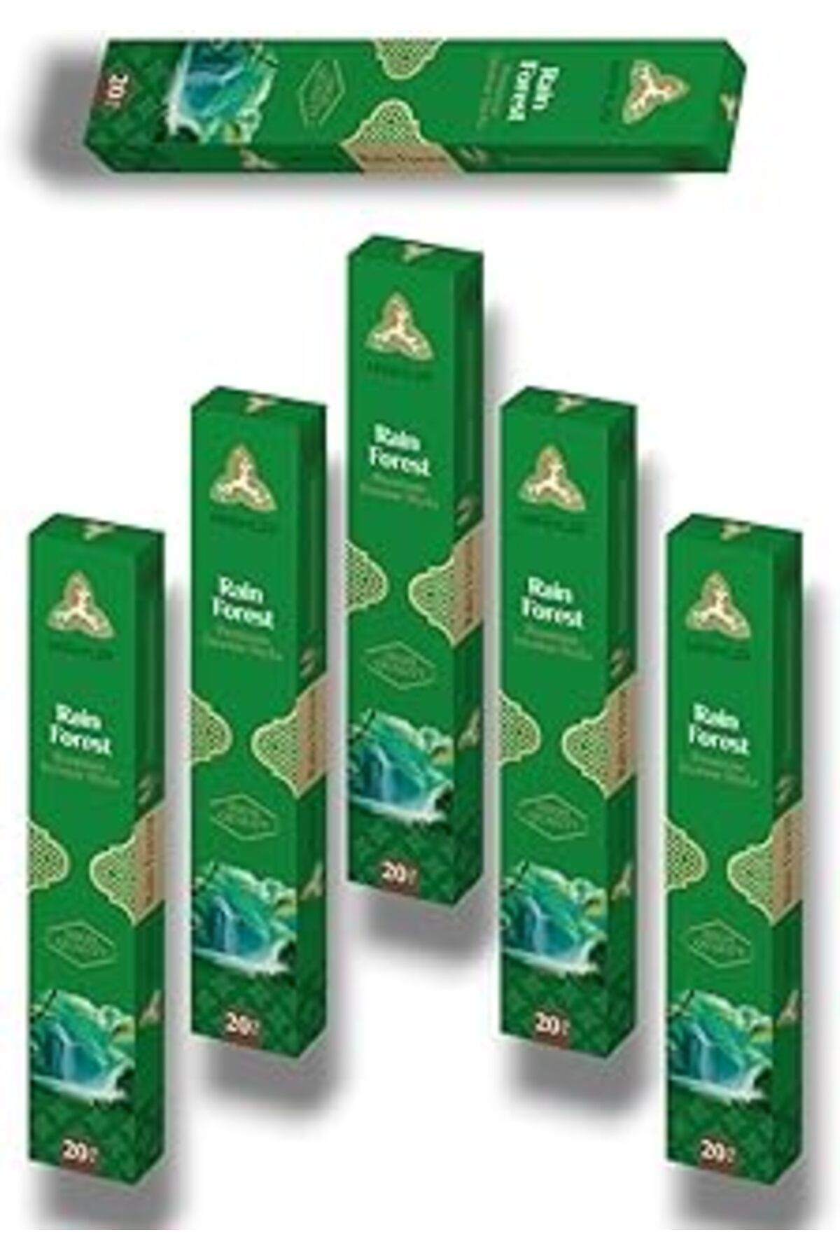 Pazarcan Mahur Yağmur Ormanı Premium Tütsü Çubukları, Yüksek Kalite, Çok Al, Az Öde, 6 Kutu - 120 Adet Tütsü