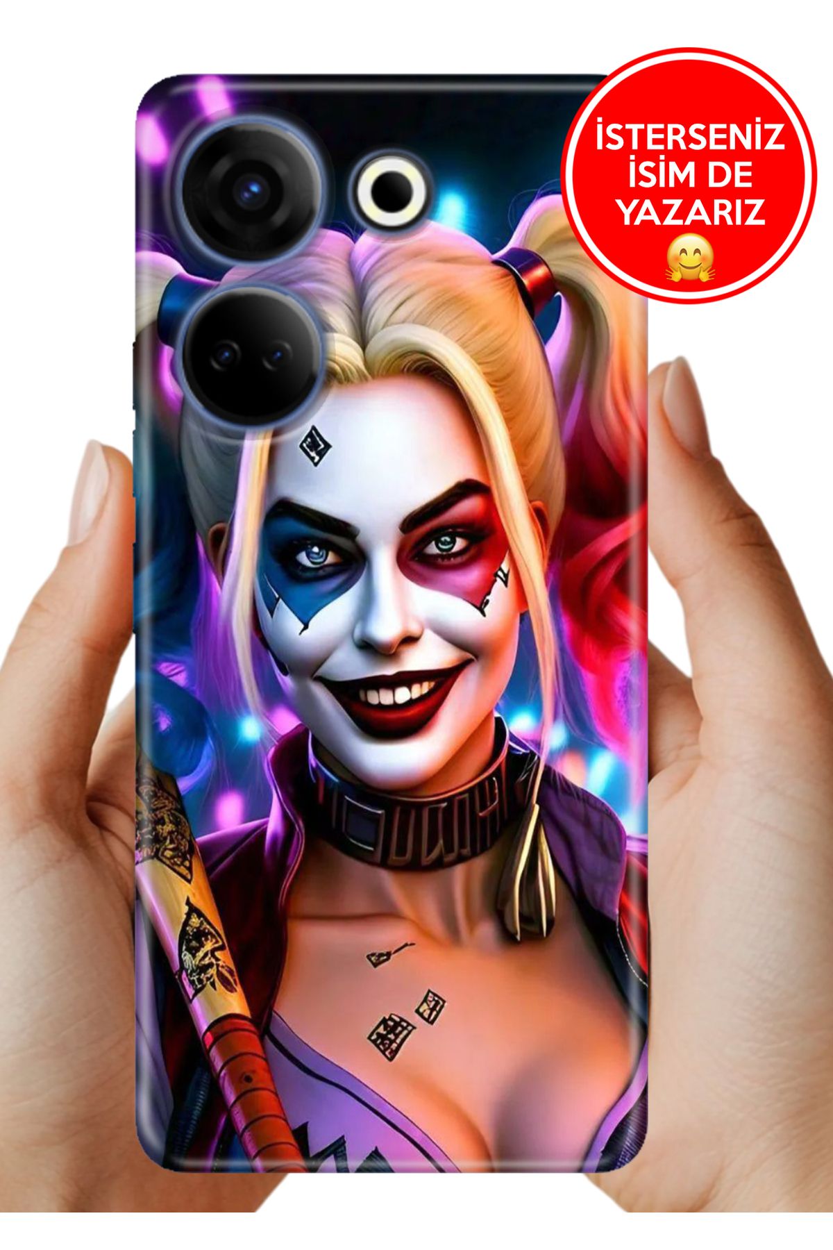 TECNO Camon 20 Pro 4G Kılıf Desenli İsimli / İsimsiz Silikon Quinn666