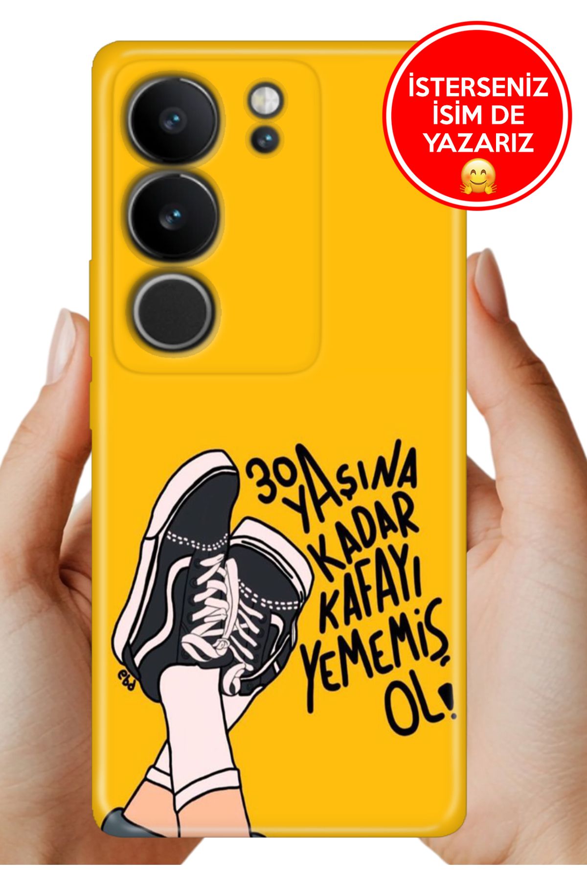 Cekuonline Vivo V29 5G Kılıf Desenli Baskılı Kamera Korumalı ZRR Silikon 30 Yaşına Kadar