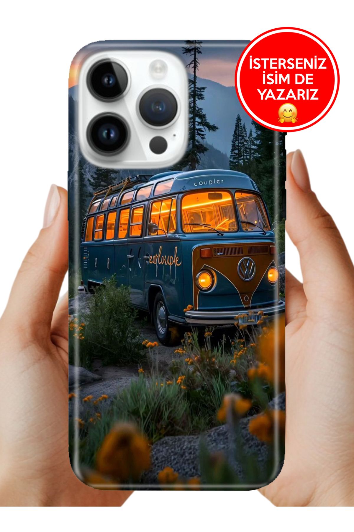 Cekuonline iPhone 16 Pro Kılıf Telefon Kılıfı Tasarım Kapak Yalnızlık İstiyorum