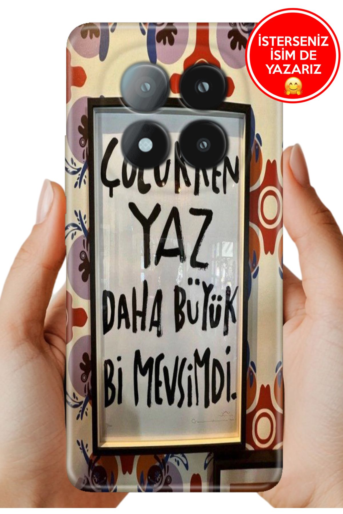 Cekuonline Redmi Note 14 Pro+ Plus Kılıf FullCover Resimli Desenli Silikon Çocukken Yaz