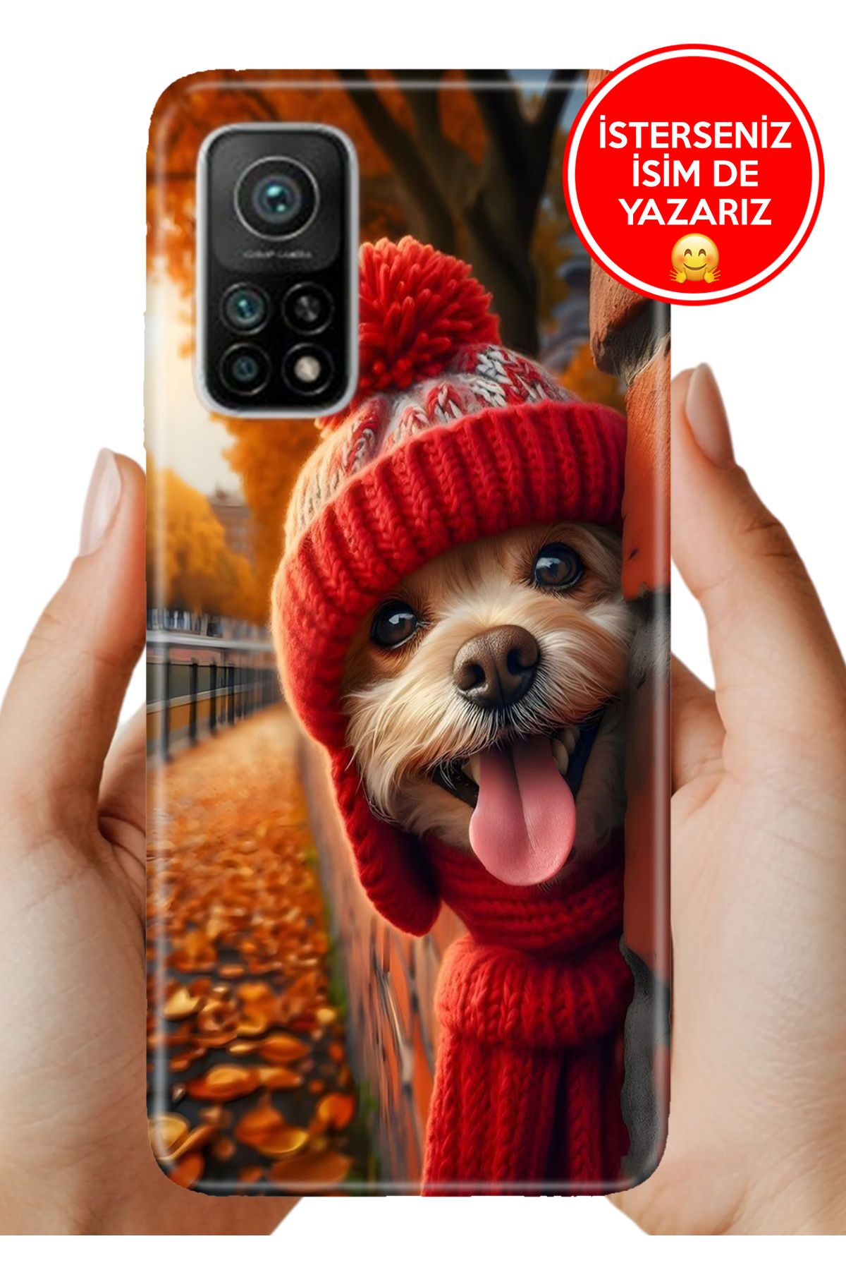 Cekuonline Xiaomi Mi10T - Mi 10T Pro Kılıf Kamera Korumalı Full Desen Arka Silikon Kuçu Kuçu
