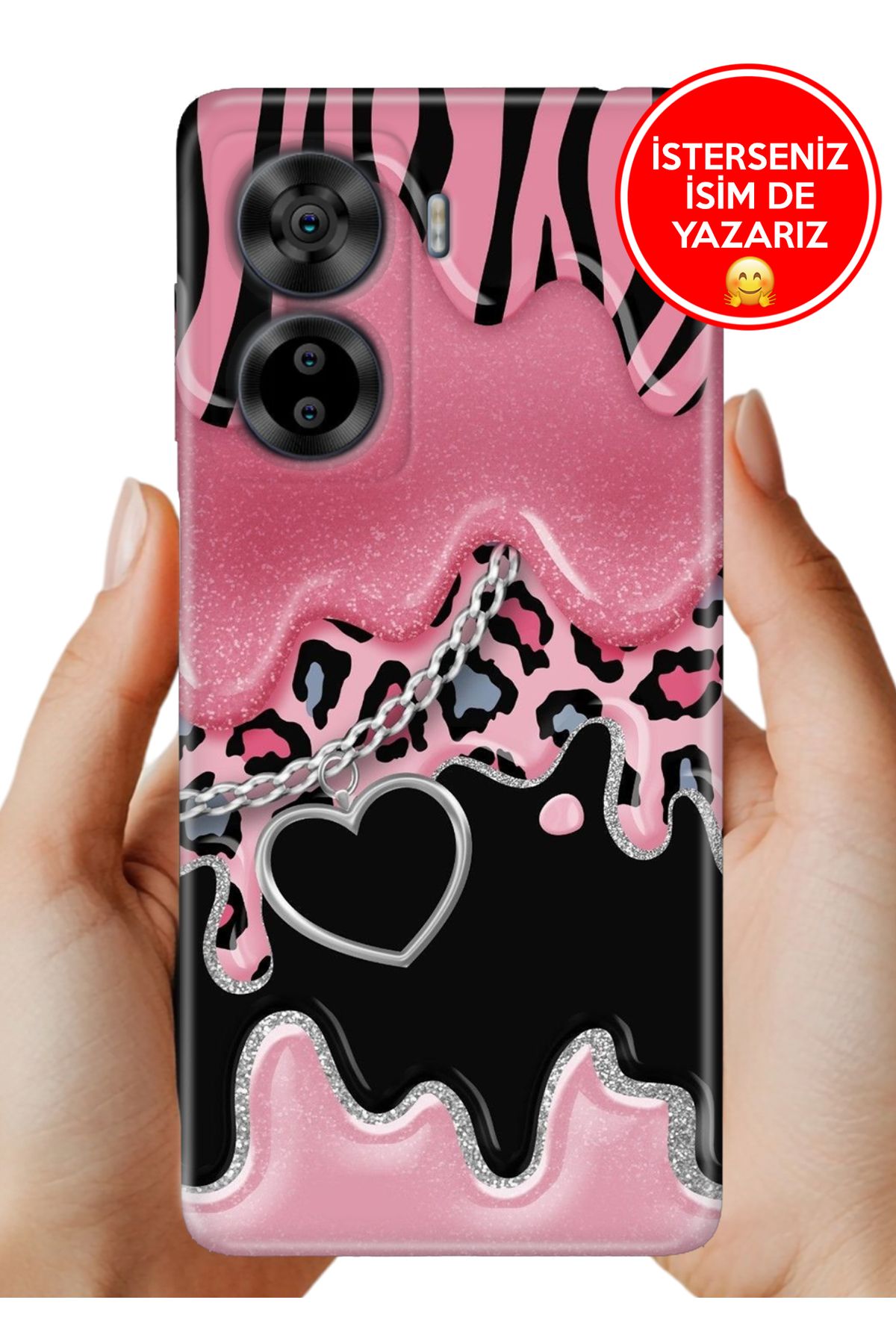 Cekuonline Casper Via X40 Kılıf Tam Rubber Esnek Silikon Full Koruma Society Kalp