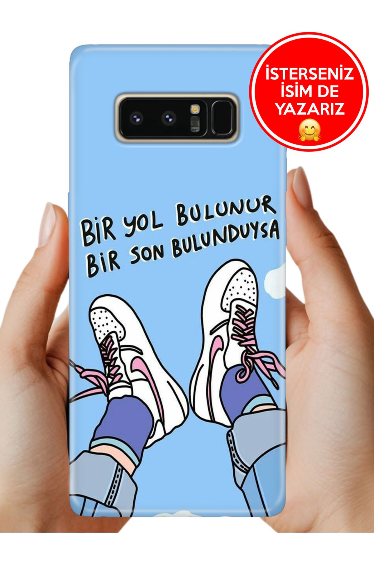 Cekuonline Galaxy Note 8 Kılıf Cekuform Desenli Art Silikon Bir Yol Bulunur