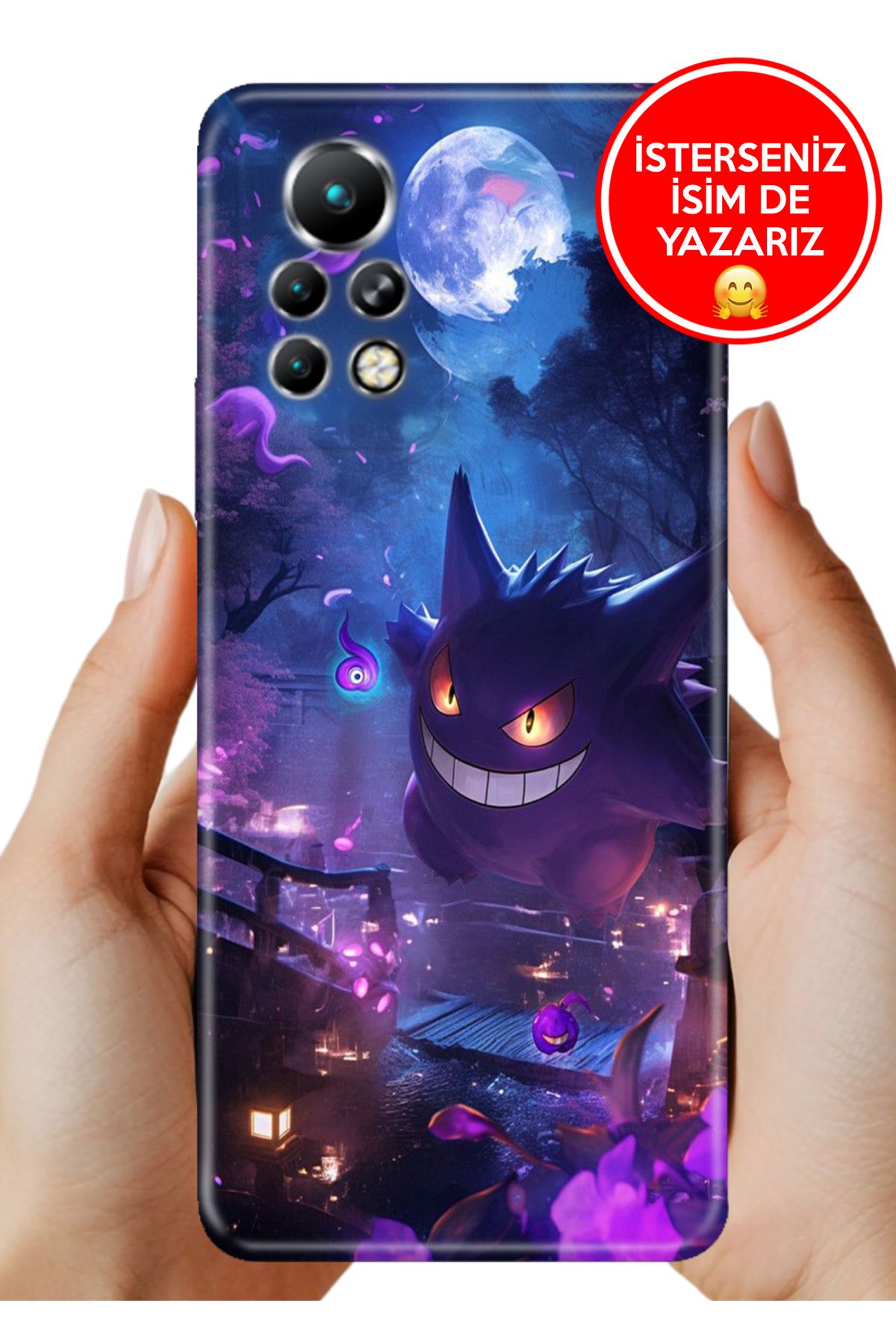 Cekuonline İnfinix Note 11 Pro X697 Kılıf Desenli İsimli / İsimsiz Silikon PokePoke