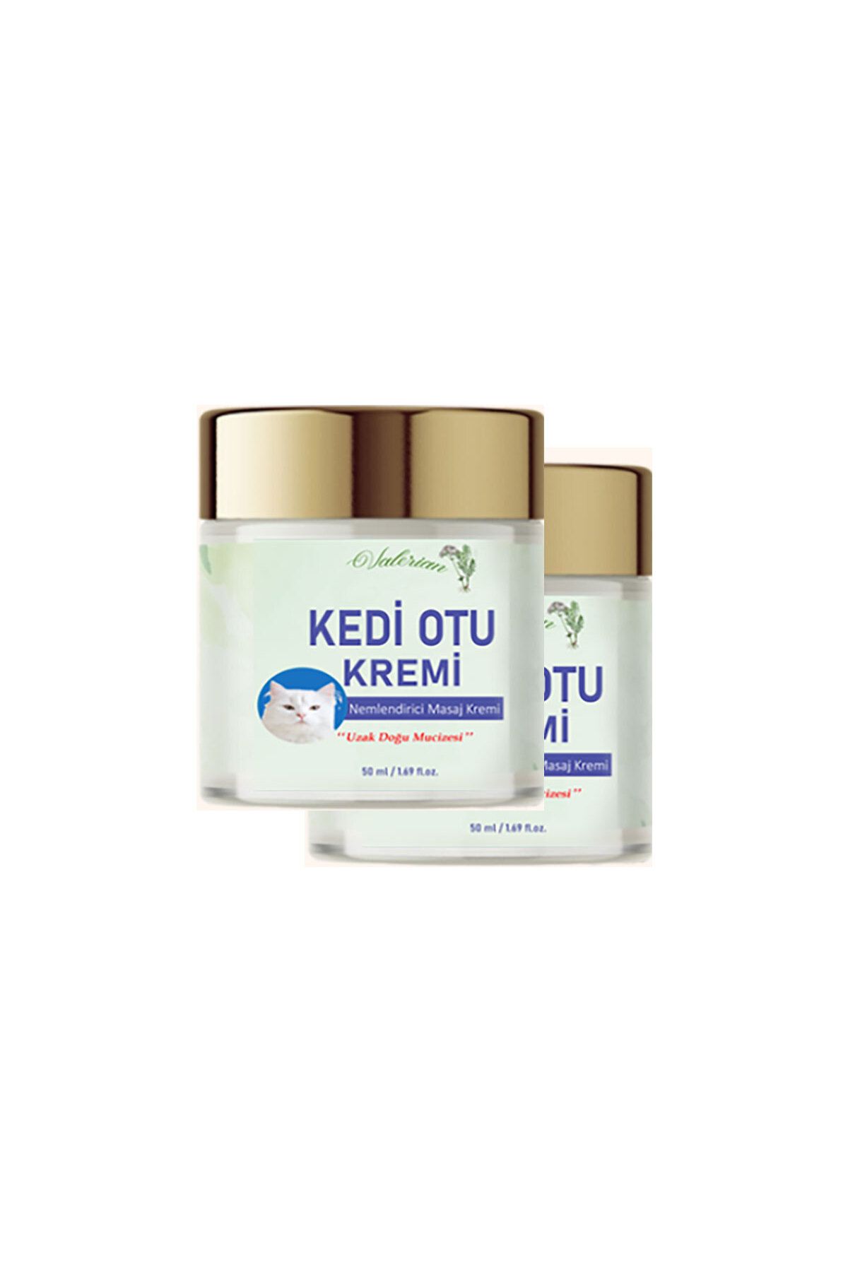 Kişisel ECZA Kedi Otu Kremi 50 ml 2 Adet Kafur Ağacı Yağı İçerikli Agrilar İçin Krem