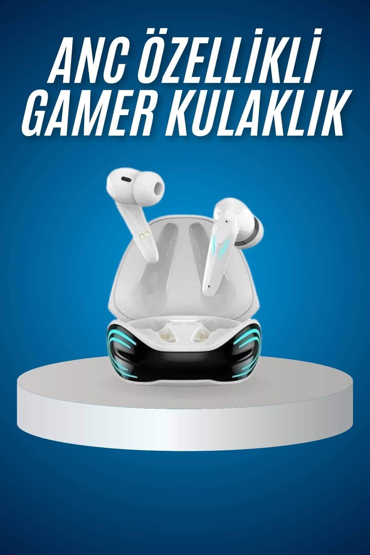 ASTRALTECH Oyuncu Kulaklığı Mikrofonlu Gürültü Engelleme Gecikme Önleyici Bluetooth Kulaklık