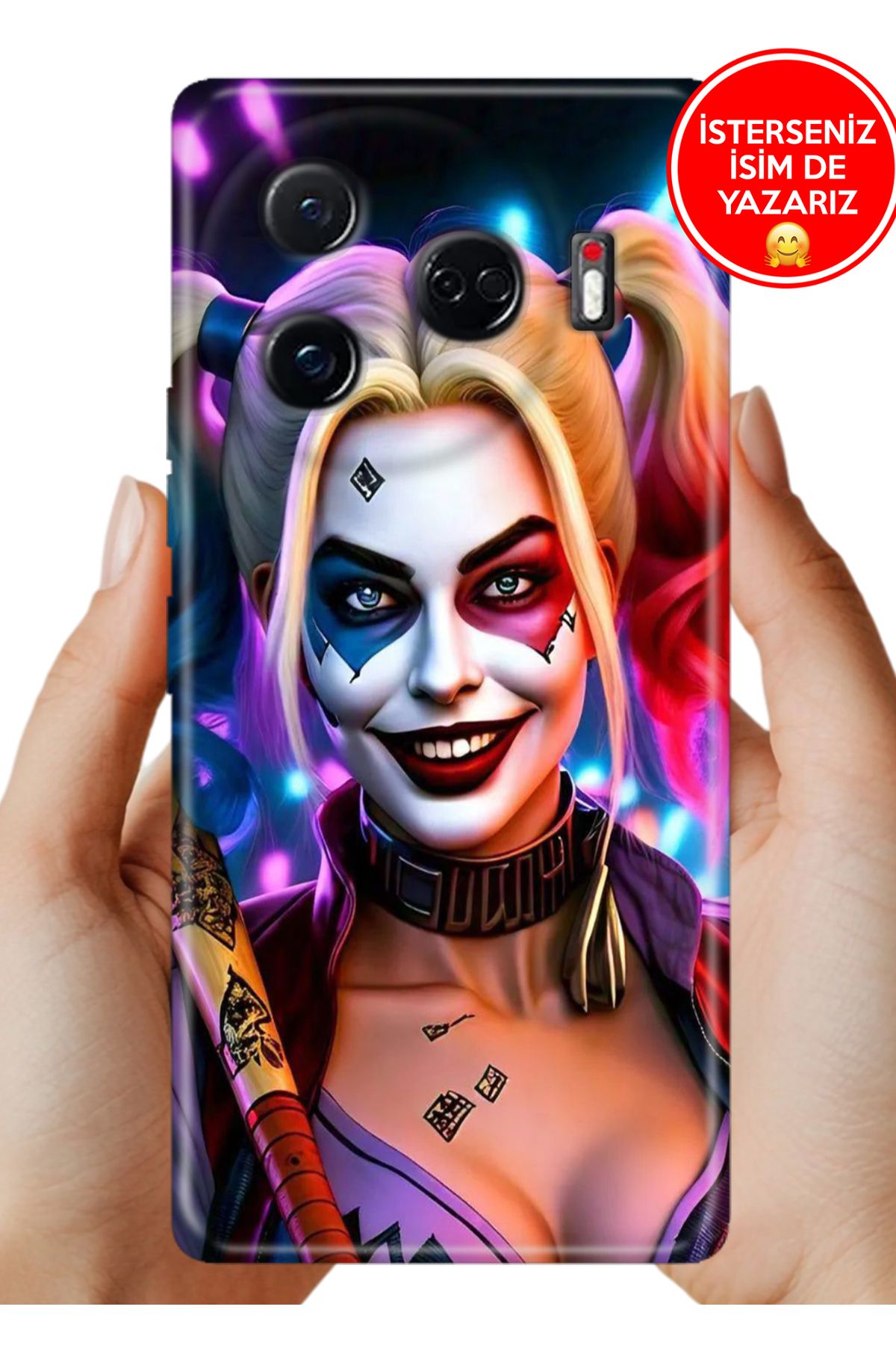 TECNO Camon 30 Pro Kılıf Desenli İsimli / İsimsiz Silikon Quinn666