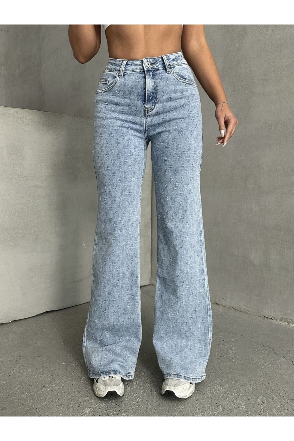ADA MODA-Blugi evazati elastici 7