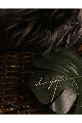 Alldo Jewelry 925 ayar isim gümüş kolye