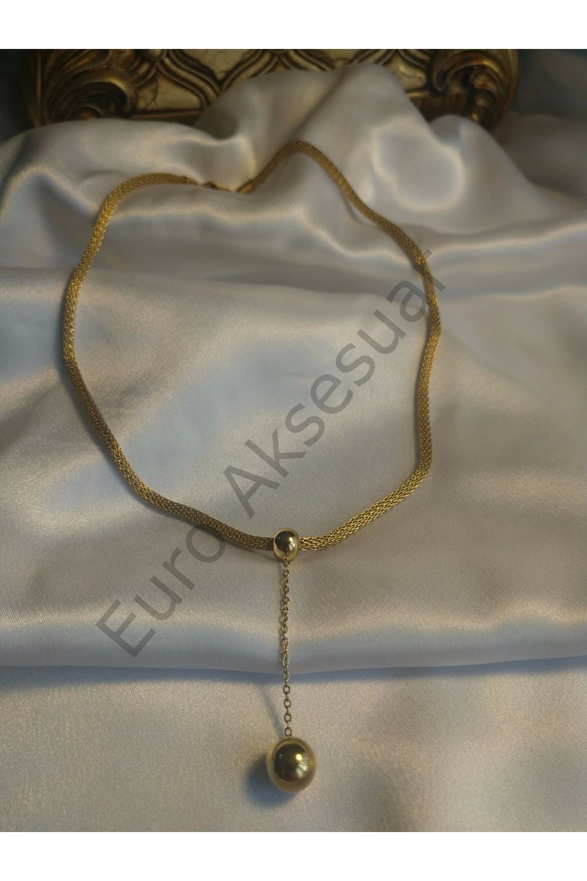 stainless steell-Wicker Chain Topcuk Necklace 1