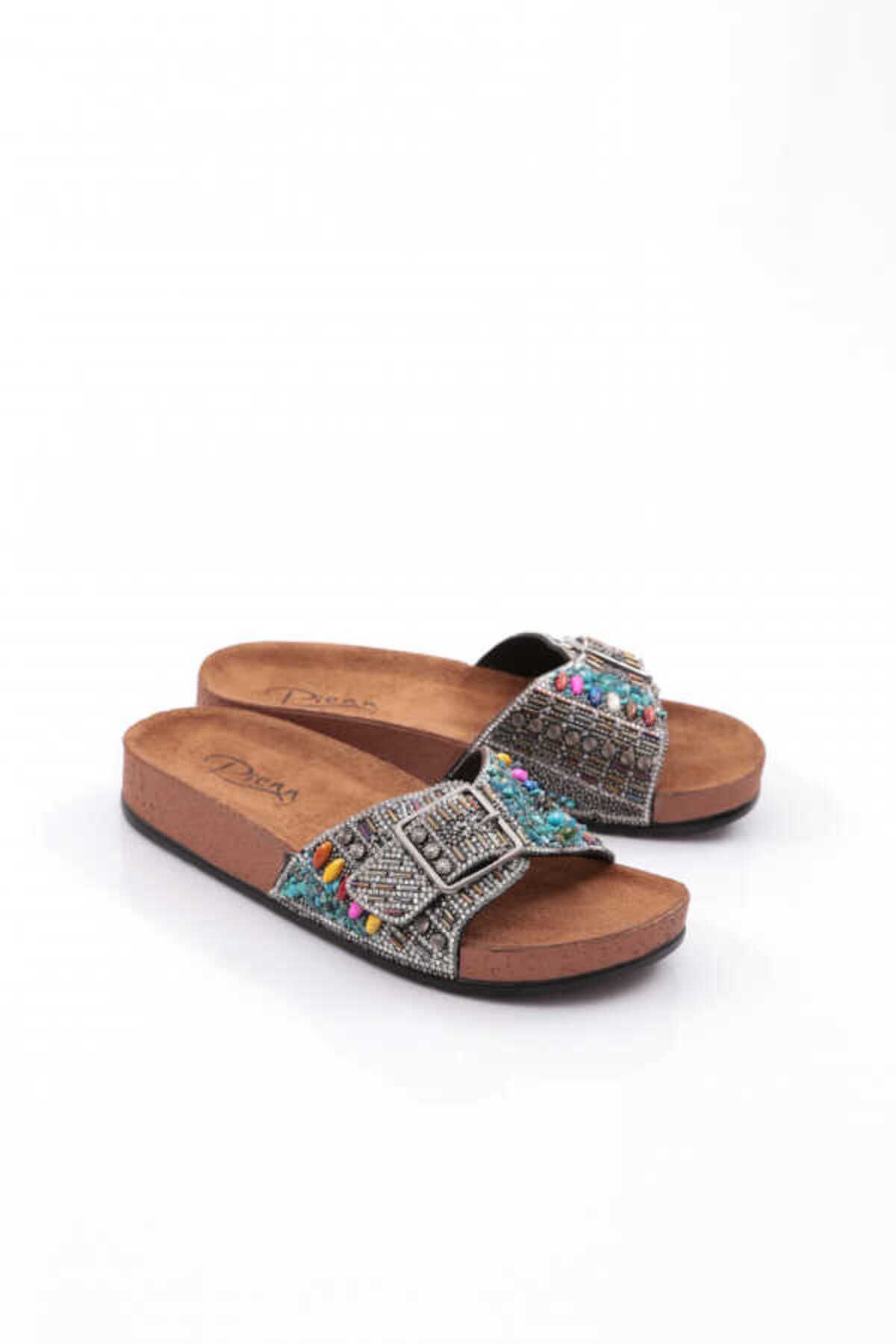 BURAK ALDAY SHOES-Summer Women's Orthopedic Stone Pool Daily Slippers 2