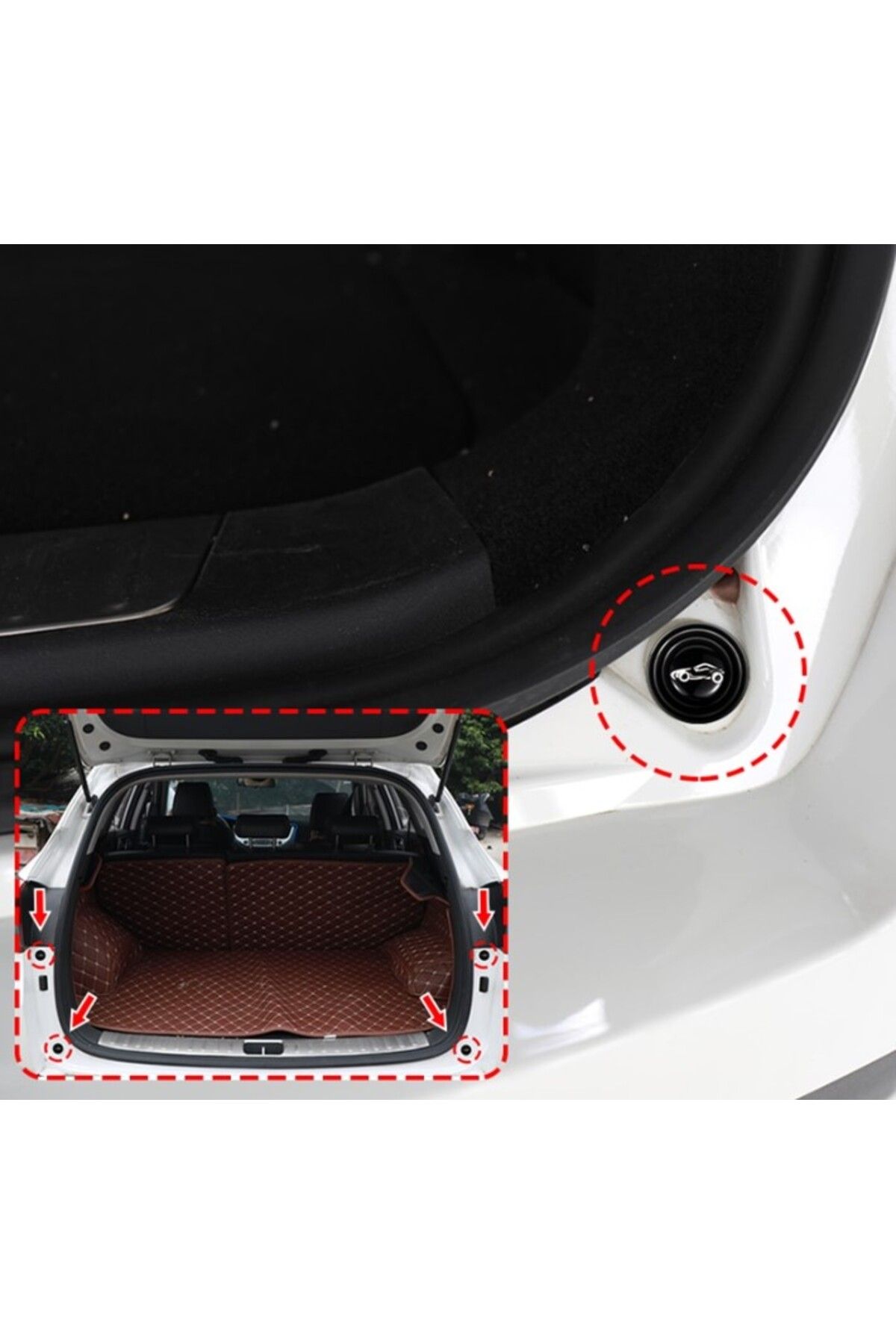 Skygo-10 Pieces Car Door Sound Shock Absorbing Pad 4