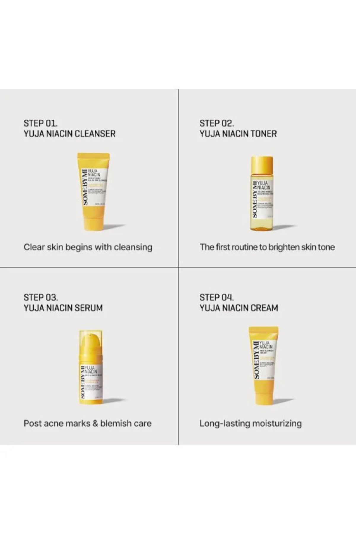 Some By Mi-SOME BY MI Yuja Niacin 30 Days Brightening Kit, 4 Pieces 4