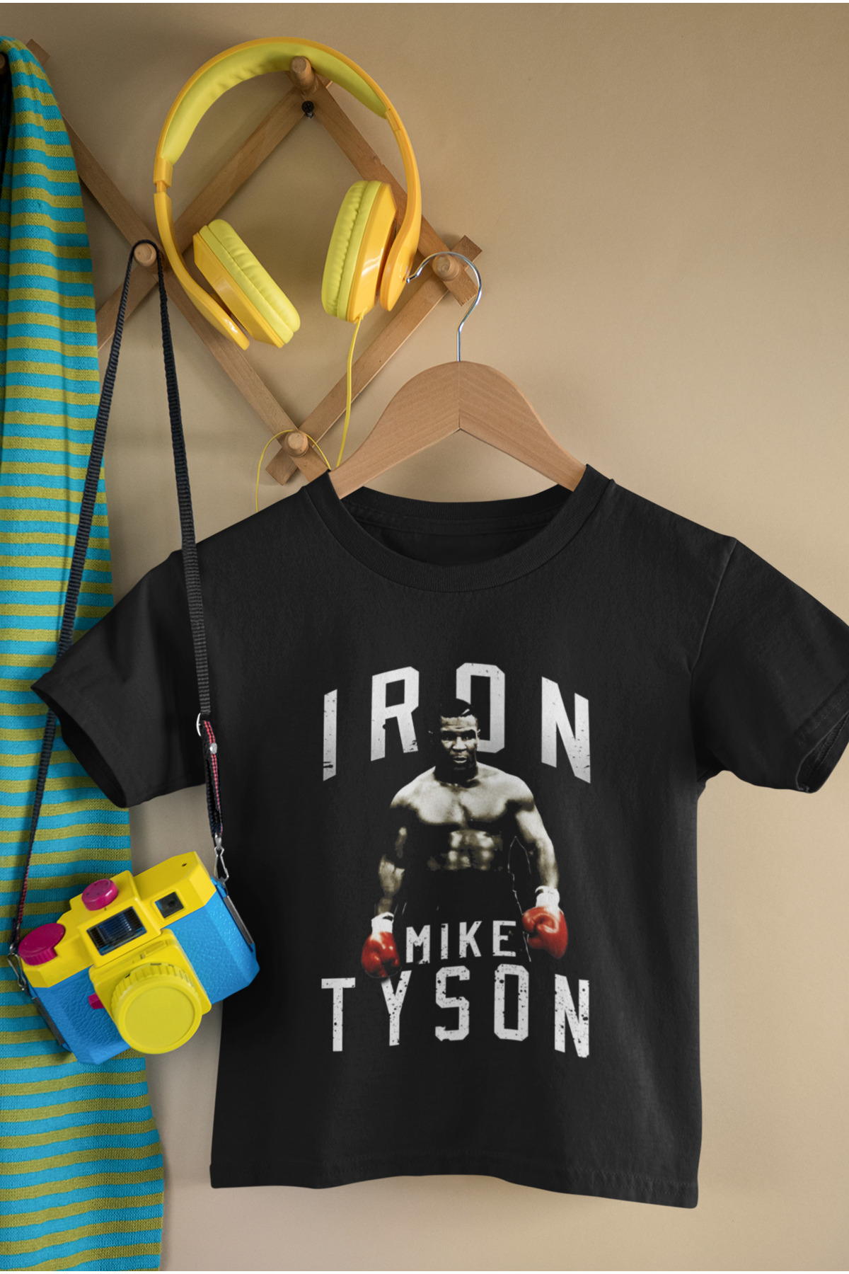 Mike Tyson Style Boxing Vintage T-Shirt White S