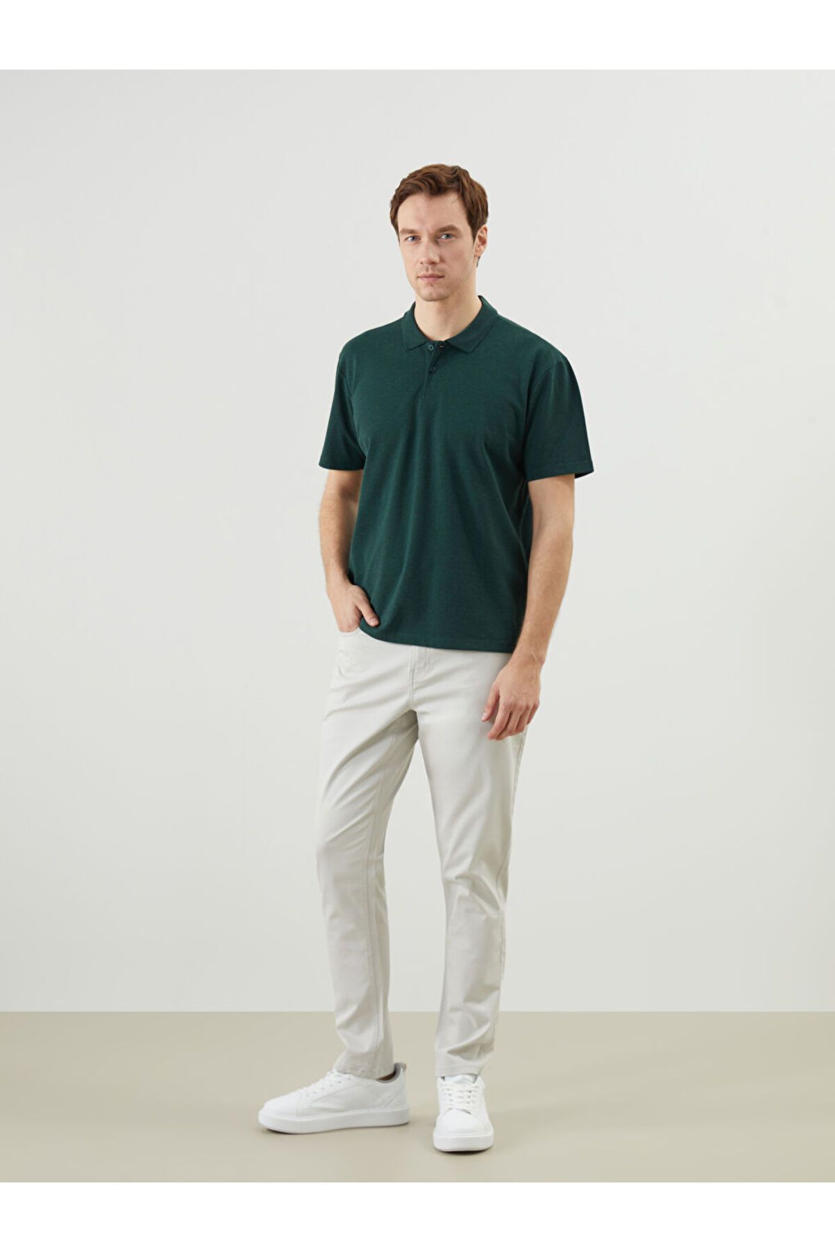 LC Waikiki Yeni Sezon Dar Kalip Gabardin Erkek Chino Pantolon - S5CV50Z8