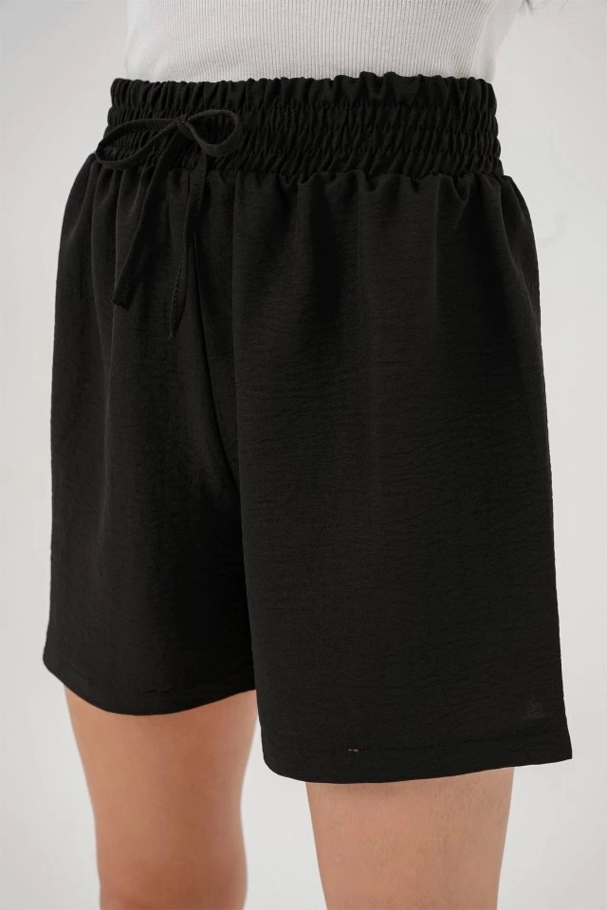 Butik-Comfortable Fit Shorts 5327 - Black 3