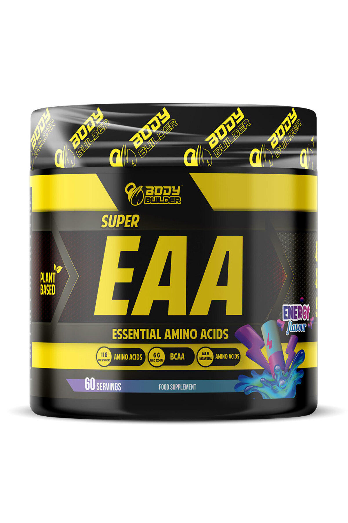 Body Builder-Super Eaa, Energy Flavour, 390 Gm, Improves Muscle Growth 1