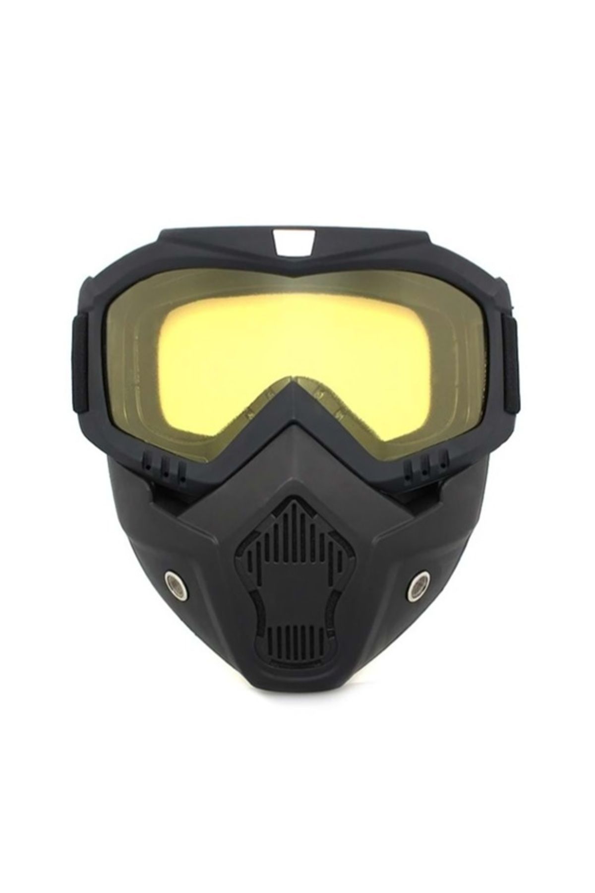 Prosev Motosiklet Kask Maskesi ve Gözlüğü MKM Sarı