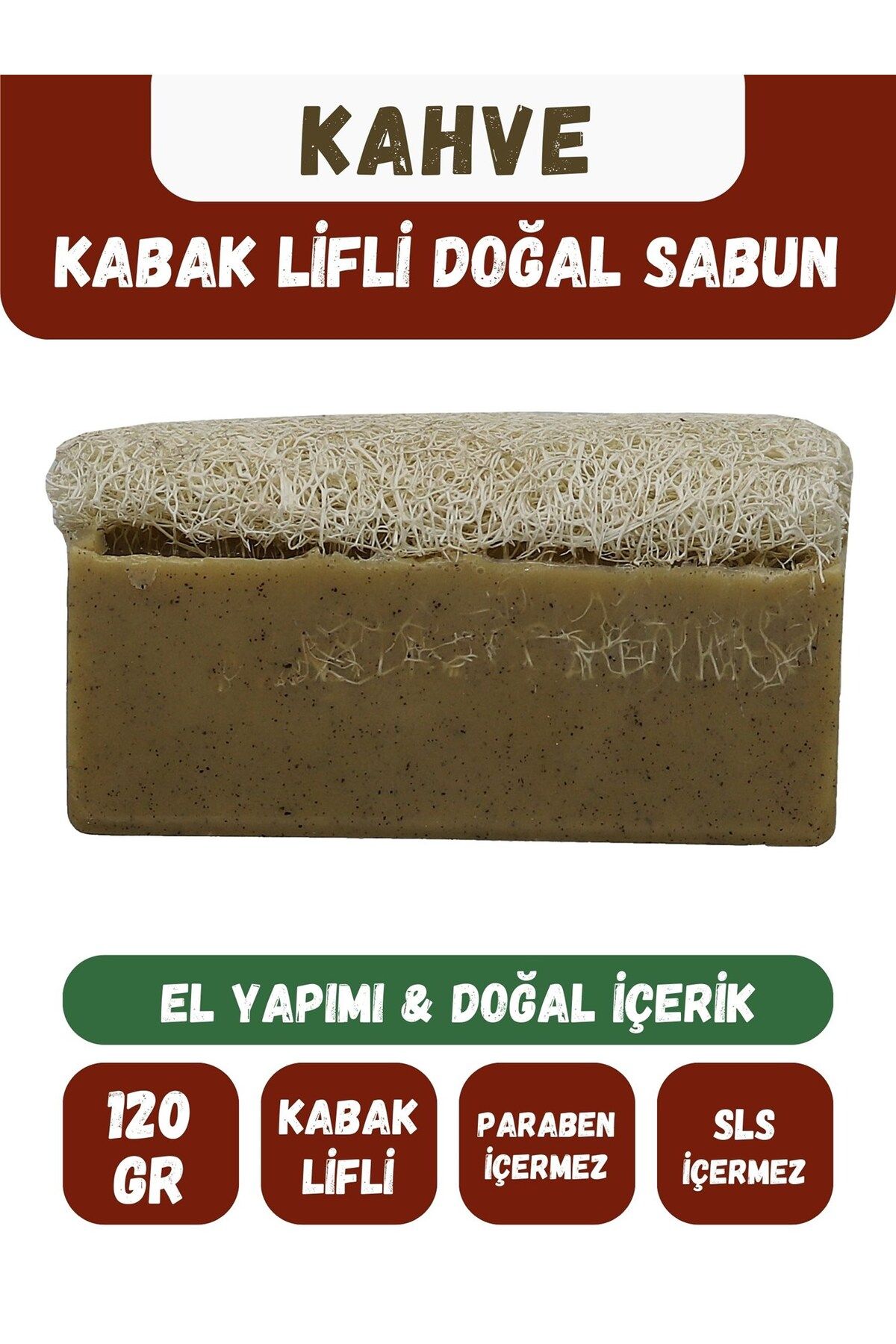 bialife-Natural Pumpkin Fiber Brown Extract Natural Soap (120 Gr) - Bialife 1