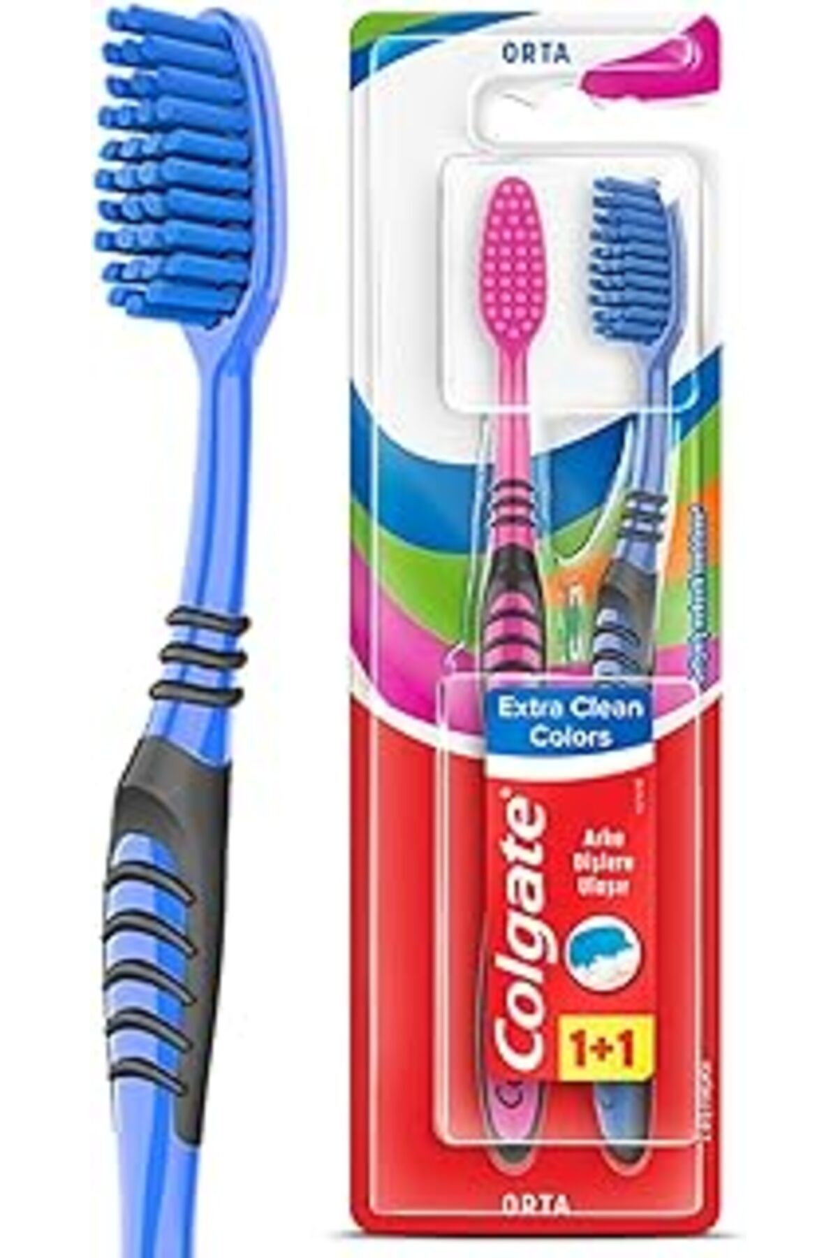 NETWORK ART Colgate Extra Clean Colors 1+1 Diş Fırçası