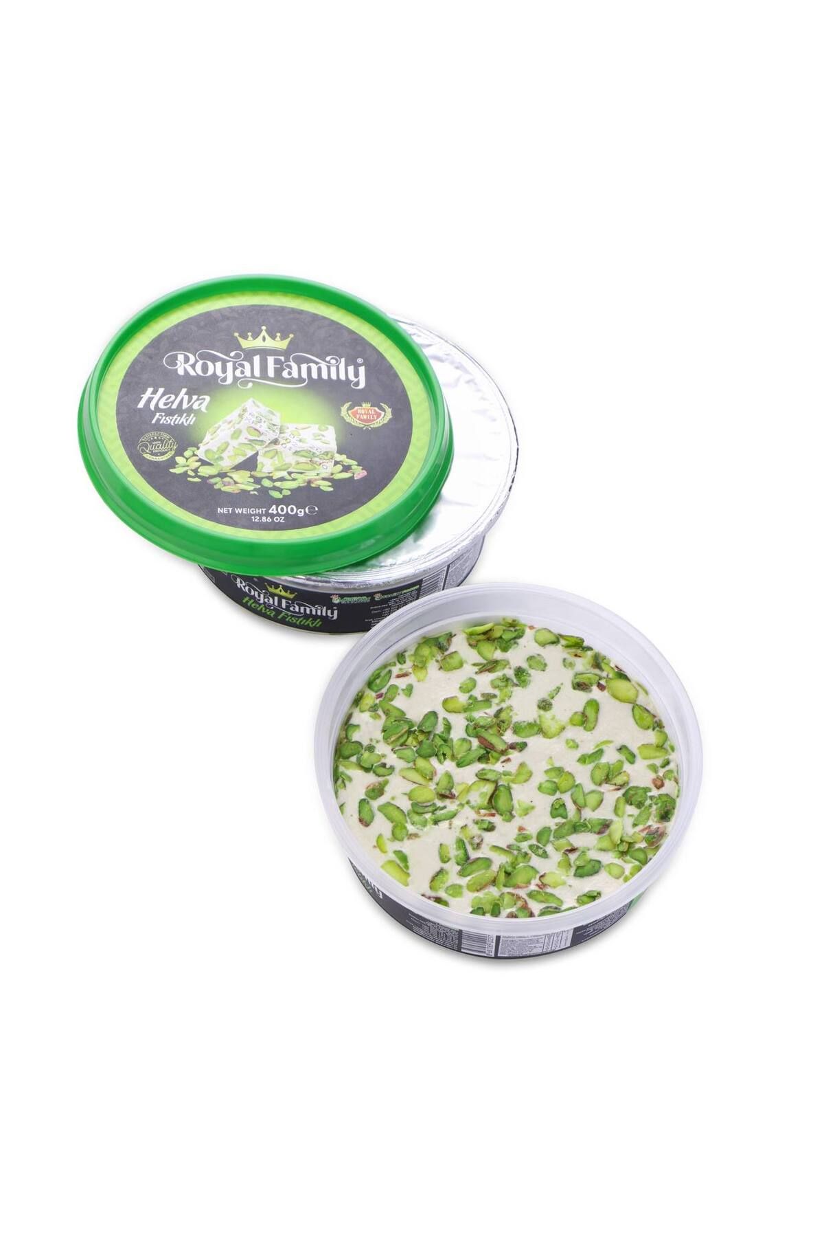Royal Family Helva %100 Organik Antep Fıstıklı Tahin Helvası 400gr