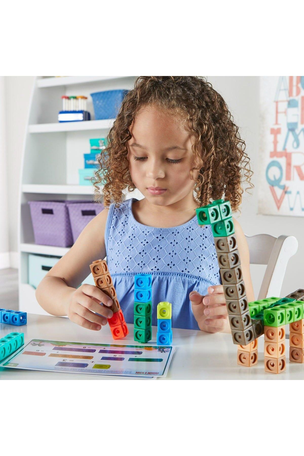 Learning Resources-Mathlink Cubes Activity Set for Beginners - Dinosaurs 4