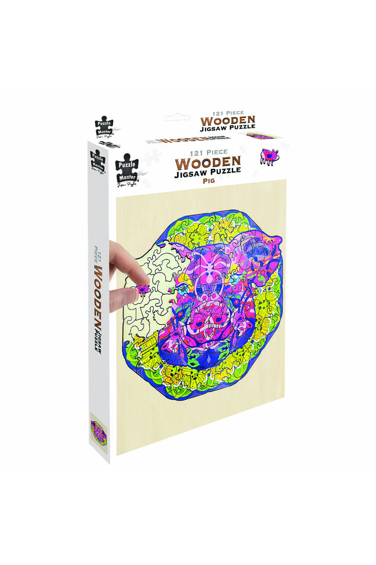 Construct It-Puzzle Din Lemn Porc 1