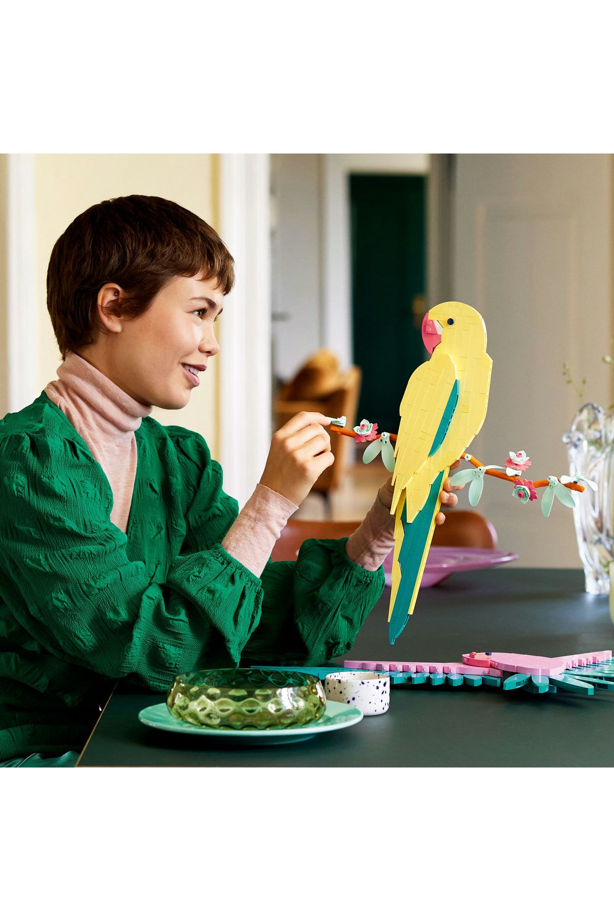 LEGO-®   Colecția Art Fauna – Macaw Parrots 31211 - Kit de construcție pentru vârsta de 18 ani și peste (644 bucăți) 4