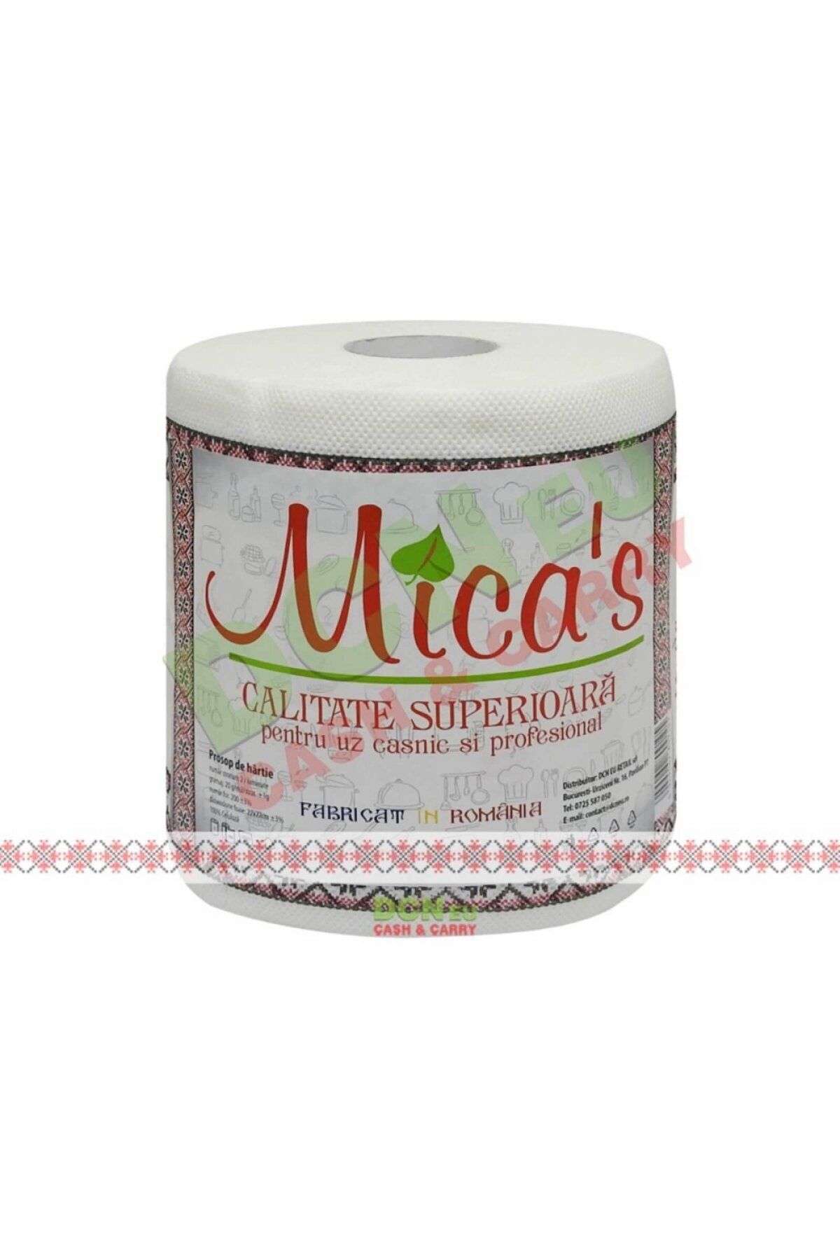 Mica'S Rola Prosop Hartie De Bucatarie, 200 Foi Cu 2 Straturi - One Size