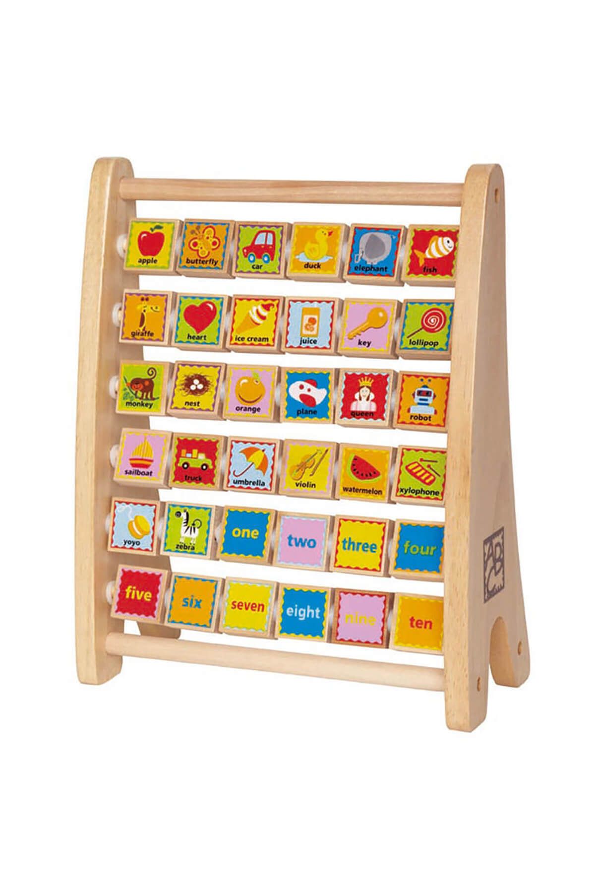 Hape-Alphabet Patterned Abacus 1