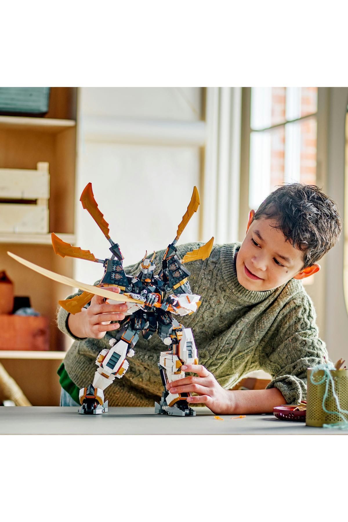 LEGO-®   NINJAGO ®   Robotul Titan Dragon al lui Cole 71821 – Kit de construcție pentru vârste de la 12 ani în sus (1055 piese) 7