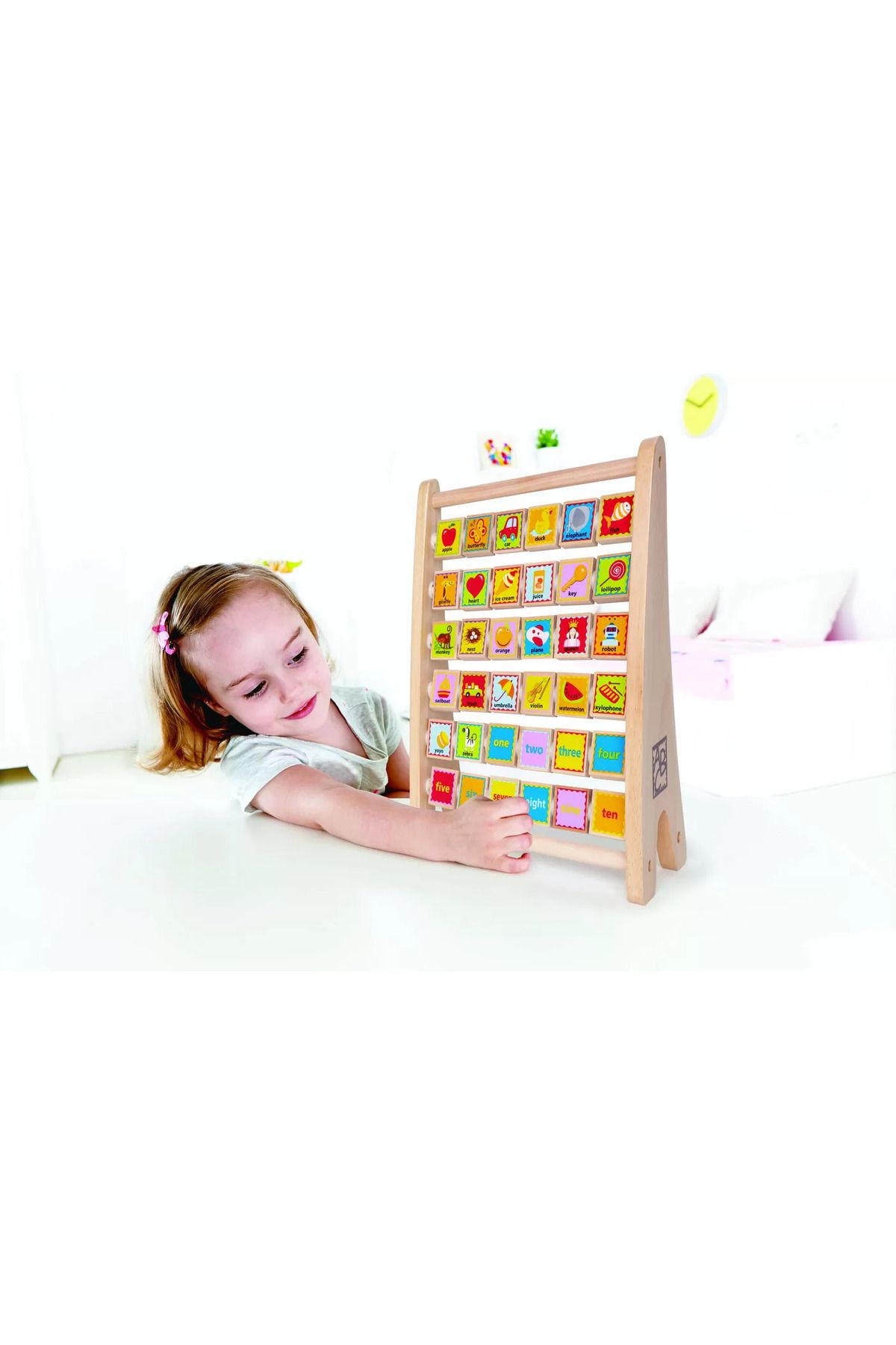 Hape-Alphabet Patterned Abacus 4