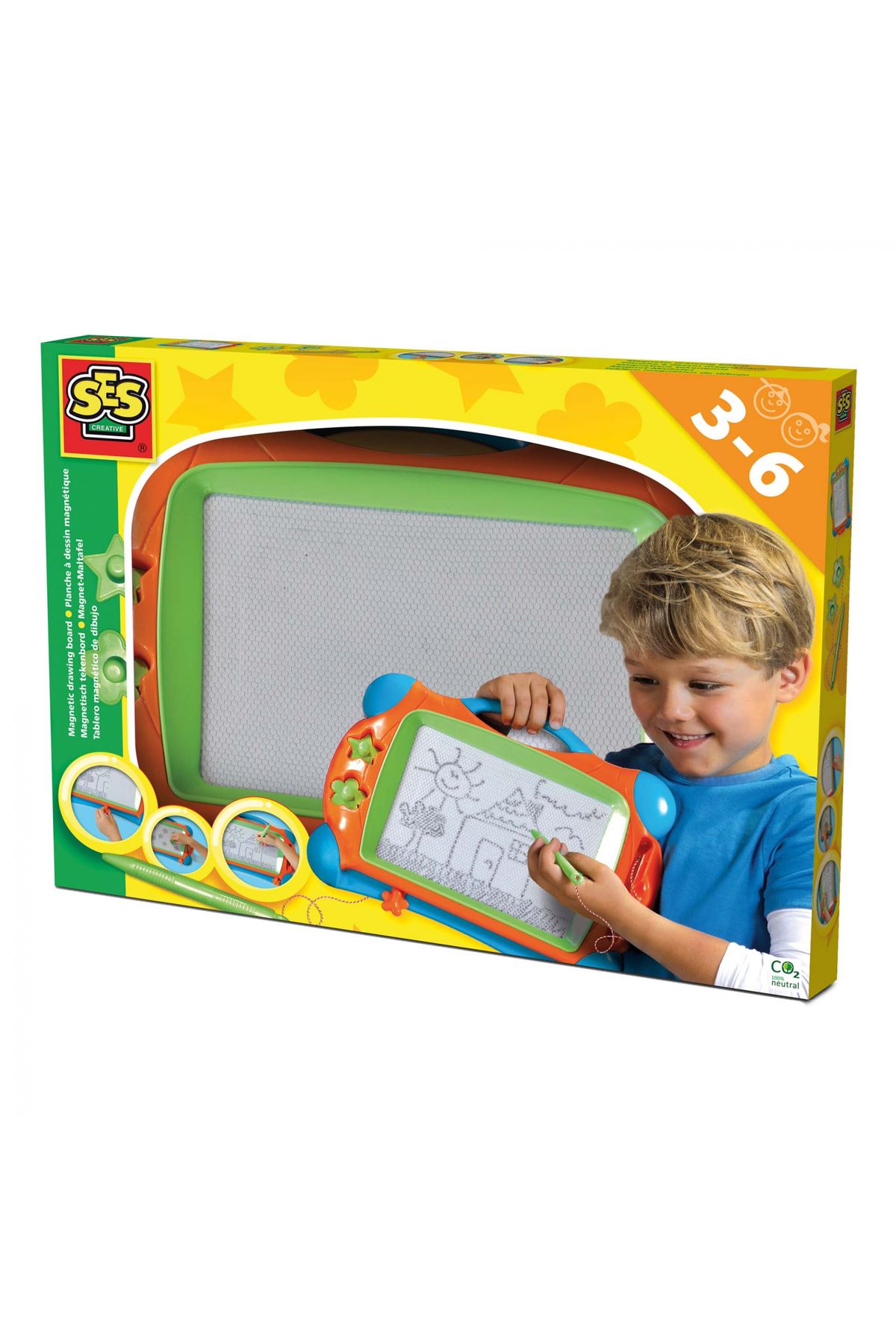 SES Creative-Set creativ de jucarie - Tabla de desen magnetica 1