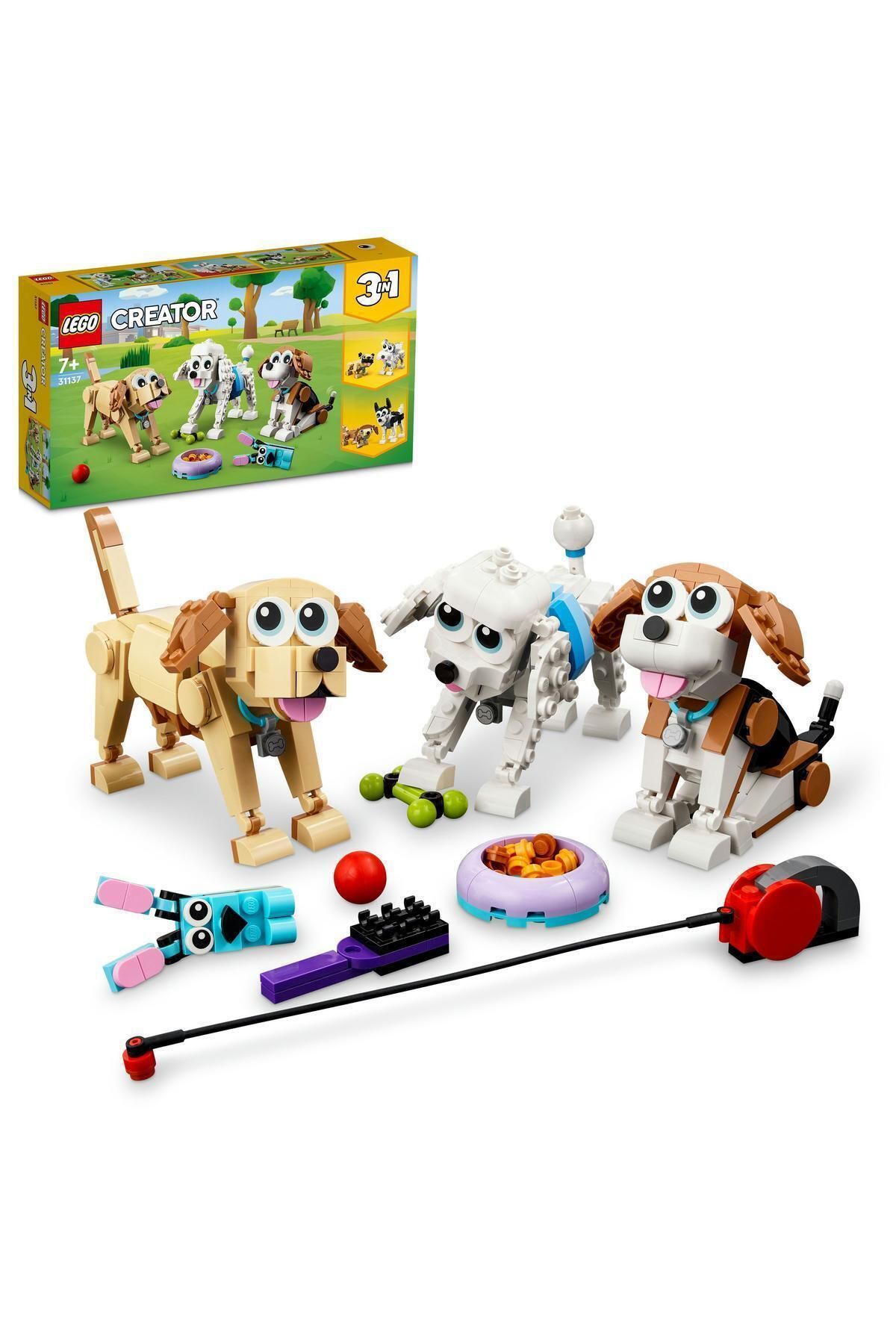 LEGO-® Creator Câini Drăguți 31137 - Set de construcție pentru copii cu vârsta de 7 ani și peste (475 de piese) 8