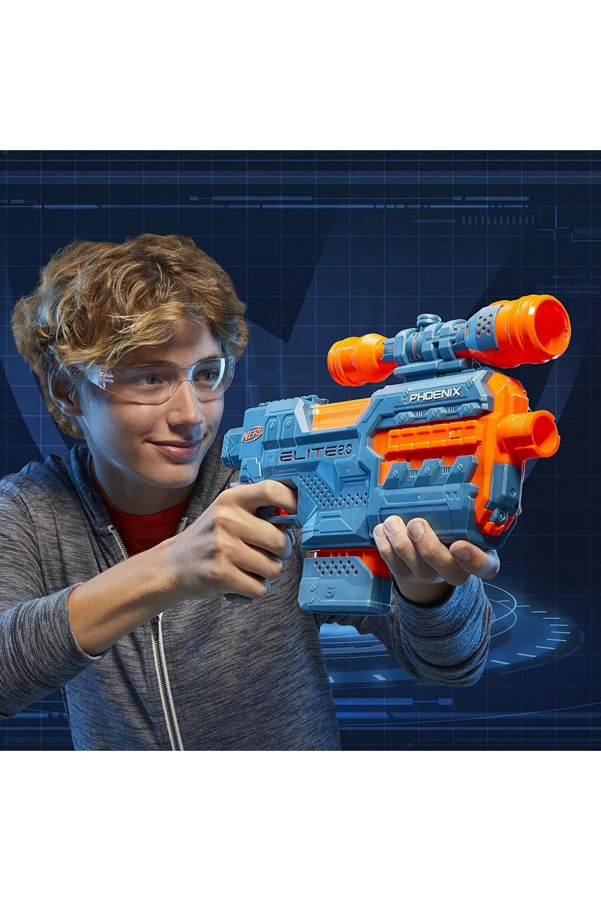 Hasbro-NERF BLASTER ELITE 2.0 PHOENIX CS6 4