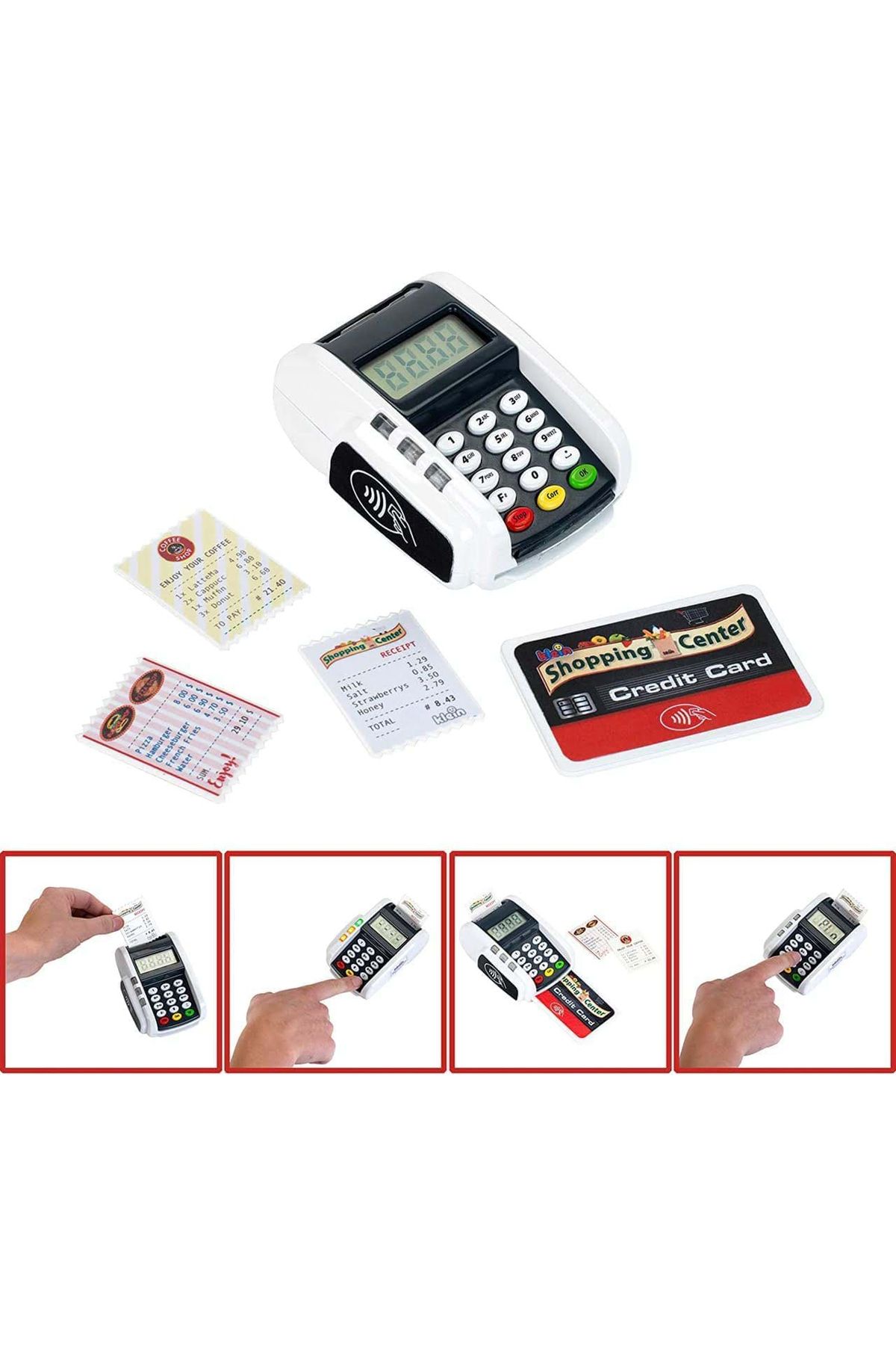 Klein-Pos Card Terminal Toy With Light And Sound 2