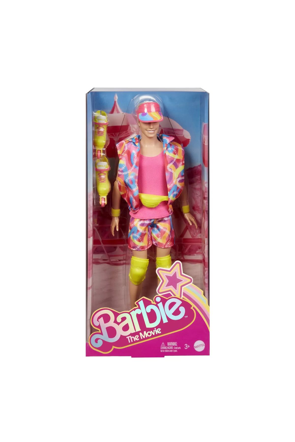 mattel-Barbie the movie papusa ken cu patine cu rotile 1
