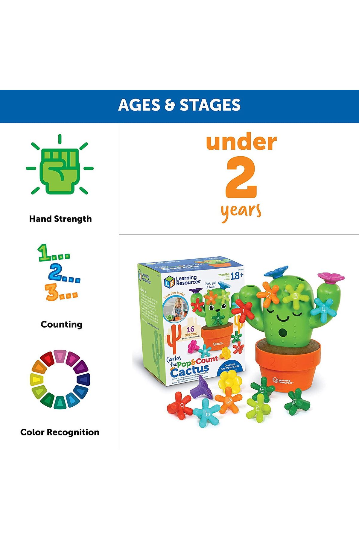 Learning Resources-Number Matching Game - Carlos the Cactus 6