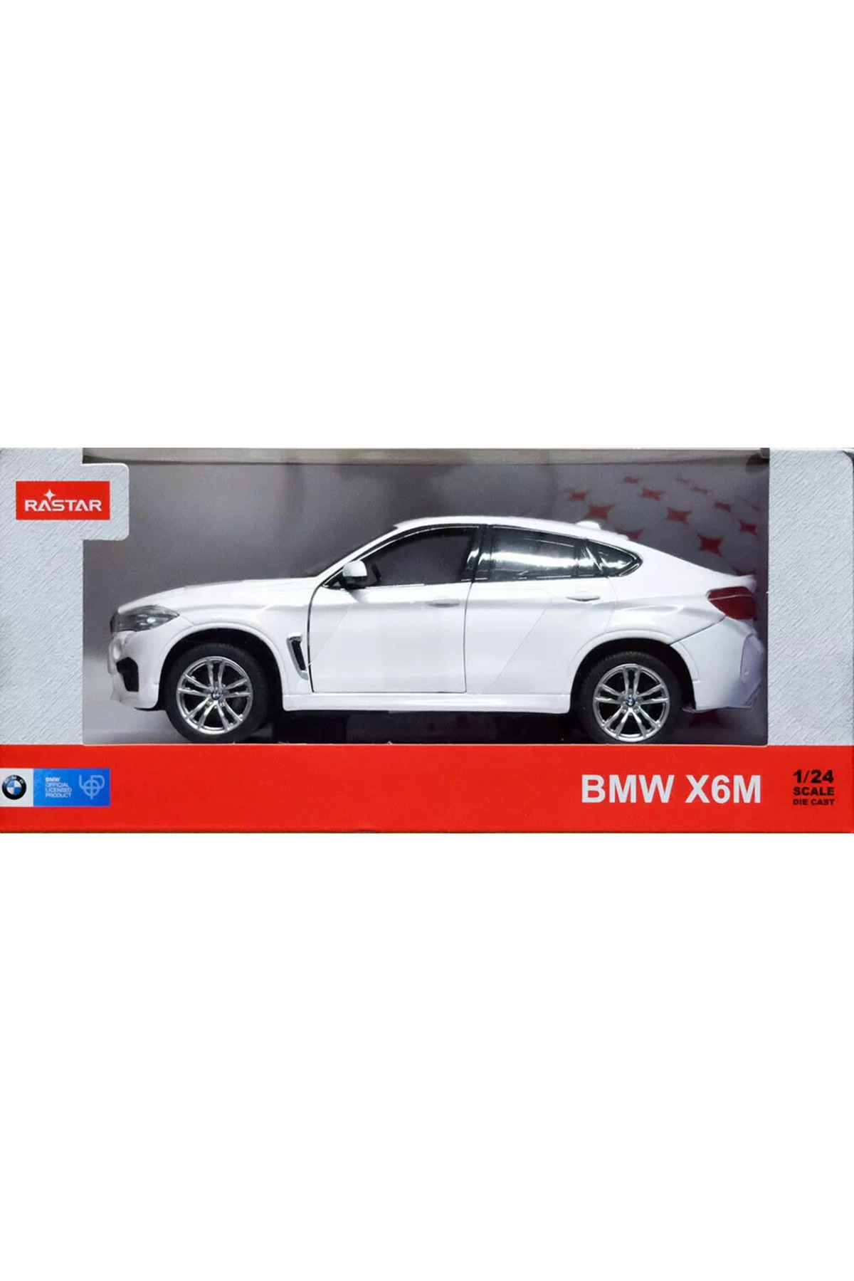 Rastar-Bmw X6m White Metal Car 1 To 24 Scale 5