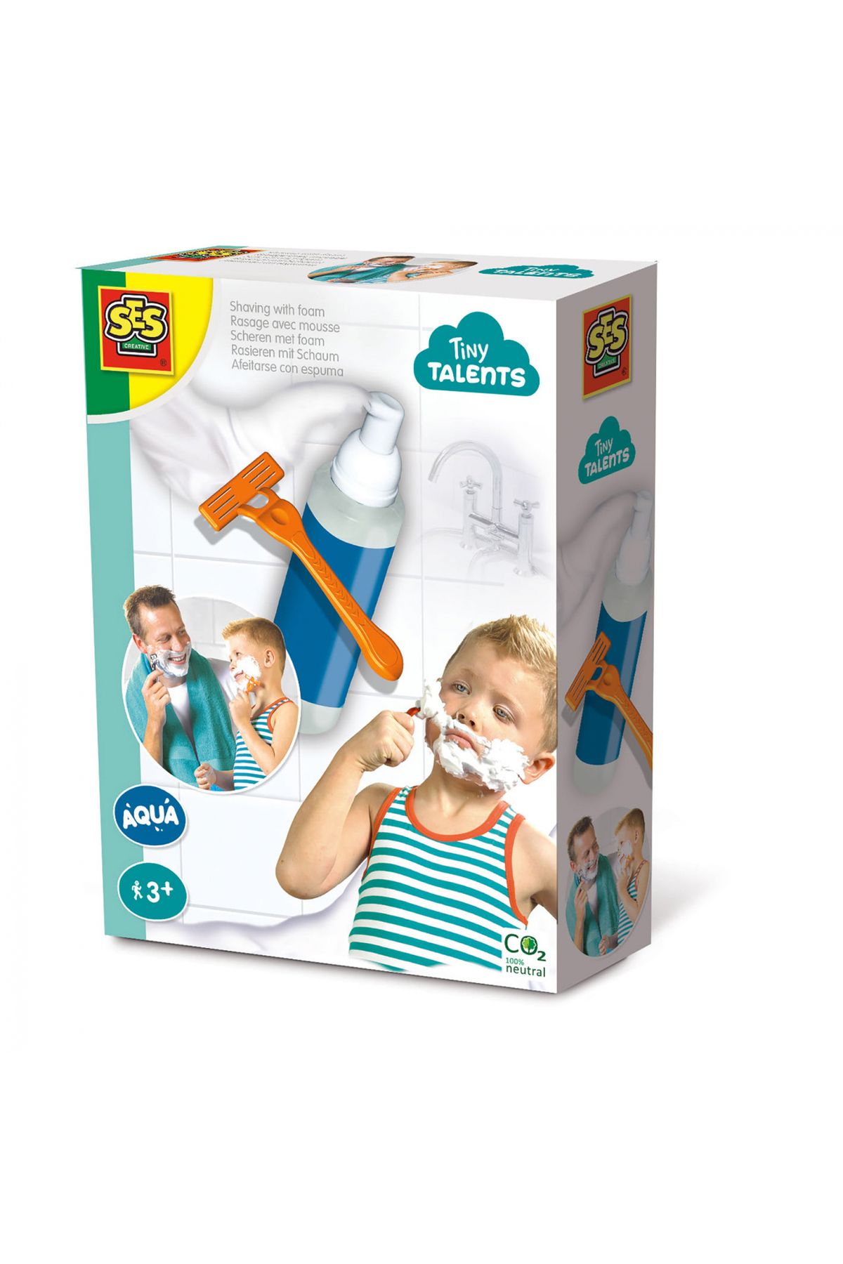 SES Creative Jucarie De Baie - Ma Barbieresc Cu Spuma - One Size