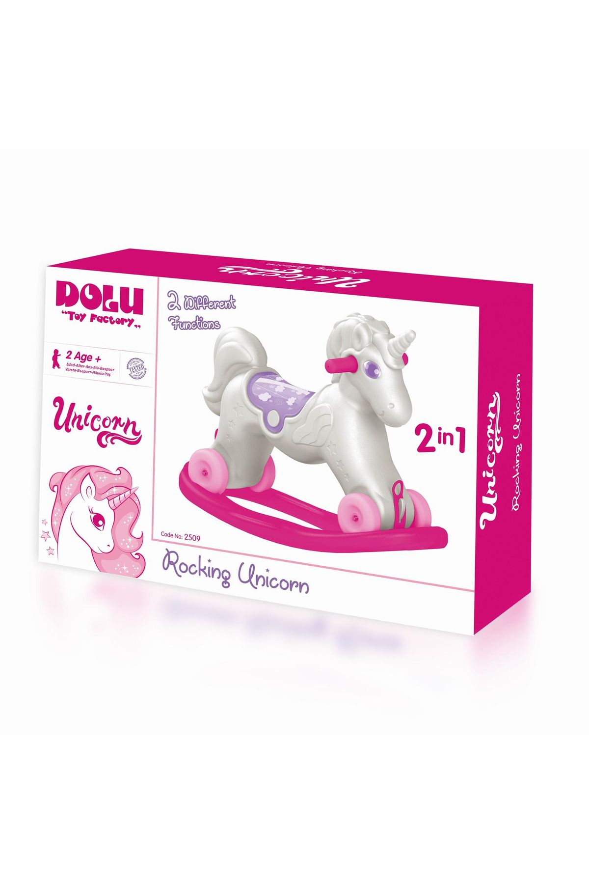 Dolu Jucarie 2 In1 - Unicorn Balansoar - One Size