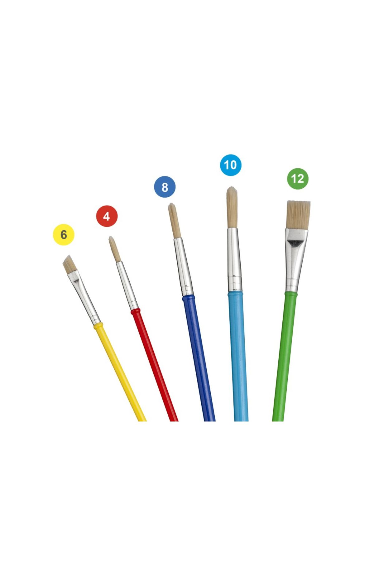 CARIOCA-Set pensule pictura pentru copii, 5 buc 2