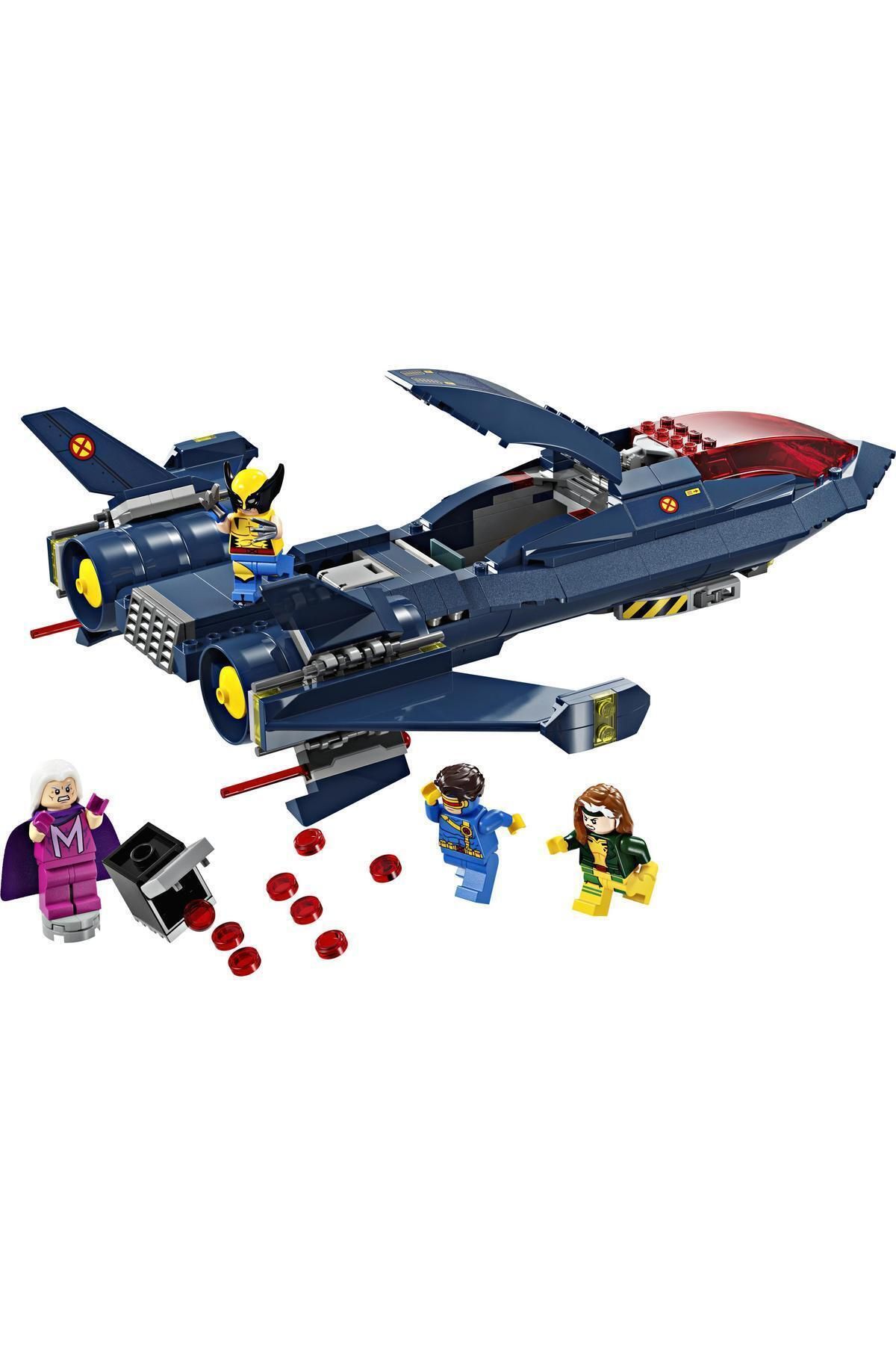 LEGO-Marvel X-Jet 76281 - Kit de construcție de jucării pentru copii cu 8 arcuri și peste (359 de piese) 2