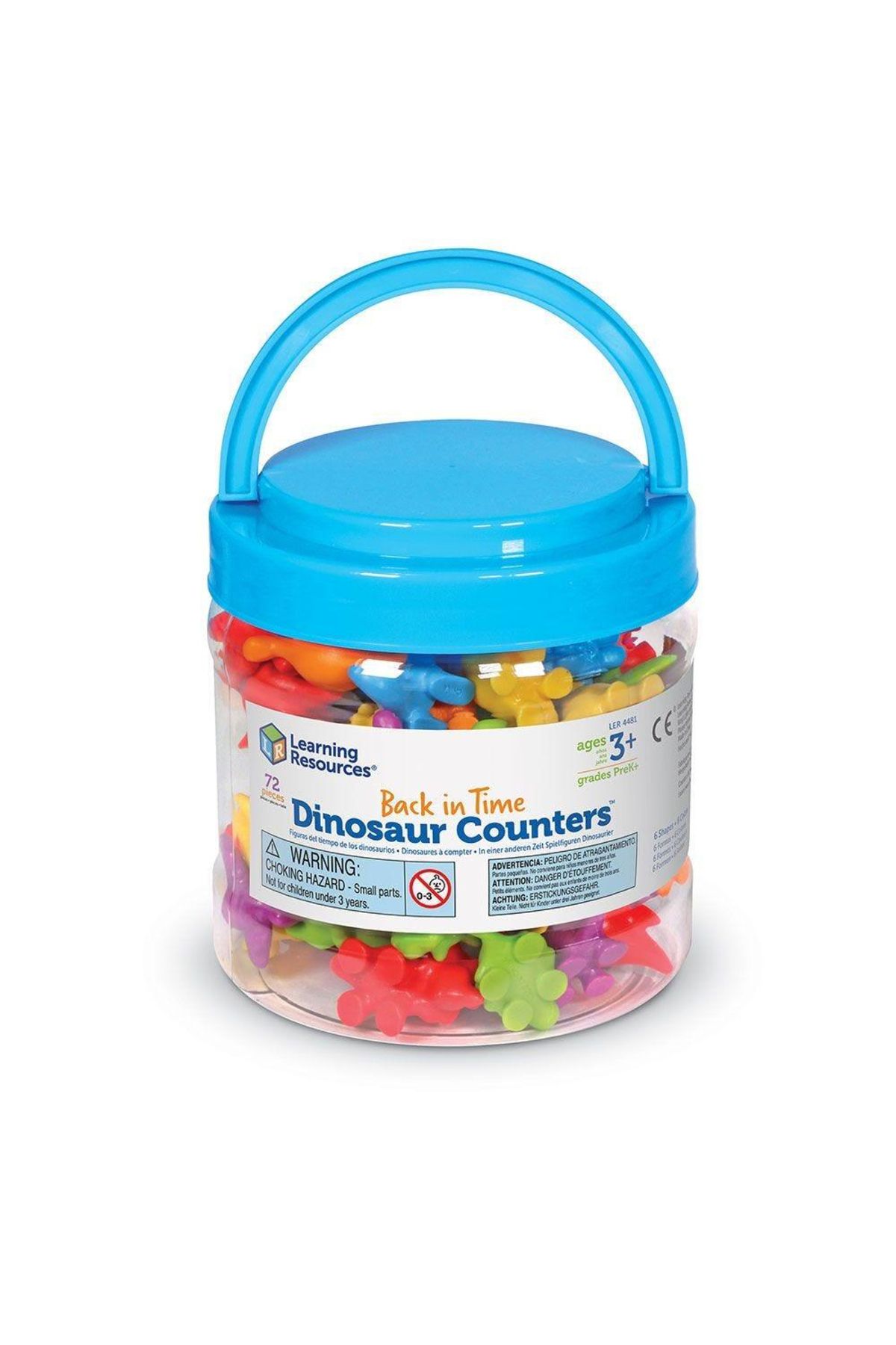 Learning Resources-Sorting and Counting Set - Playful Dinosaurs (72 PIECES) 3