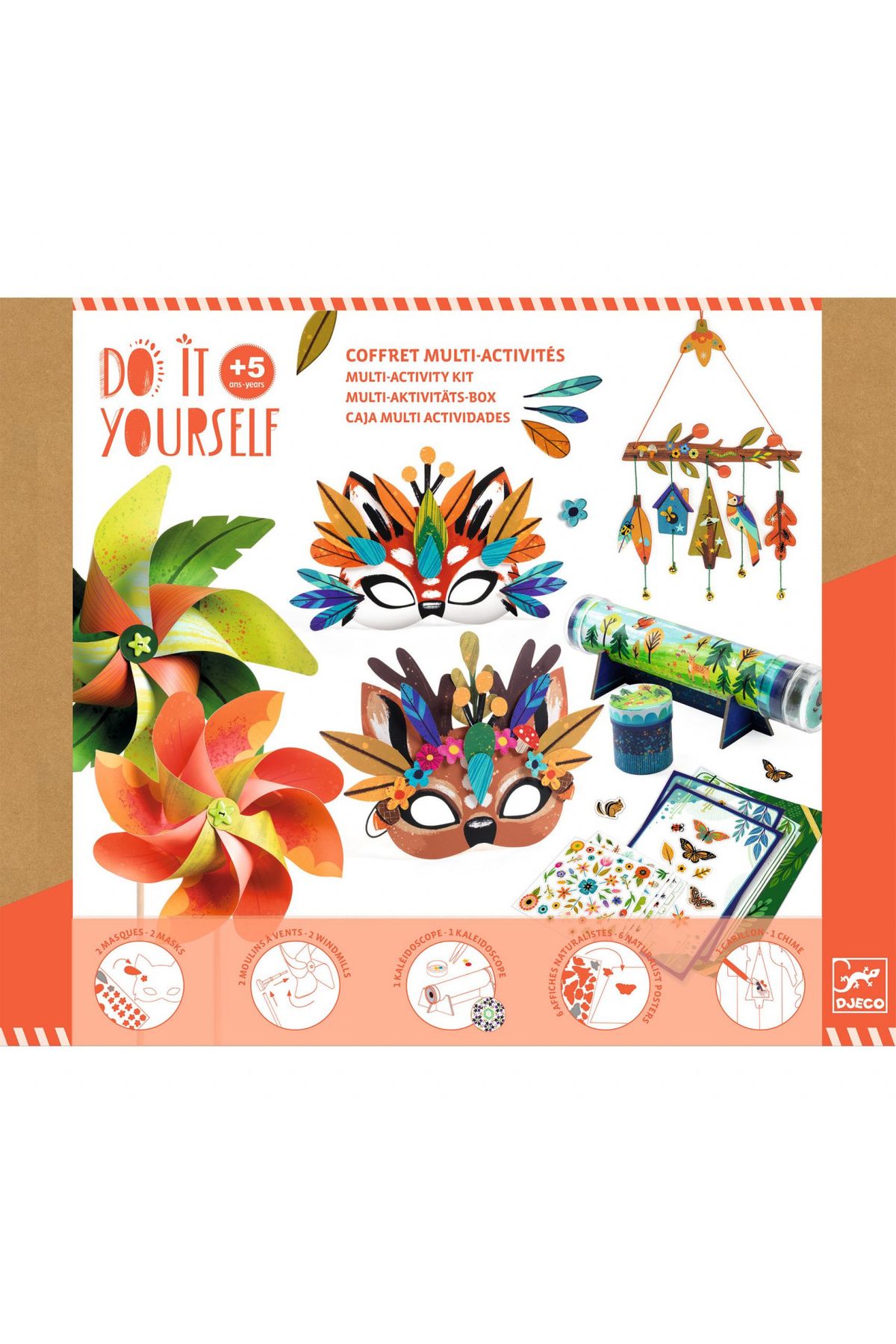 djeco Set Diy Natura- Set Creativ Pentru Copii - One Size