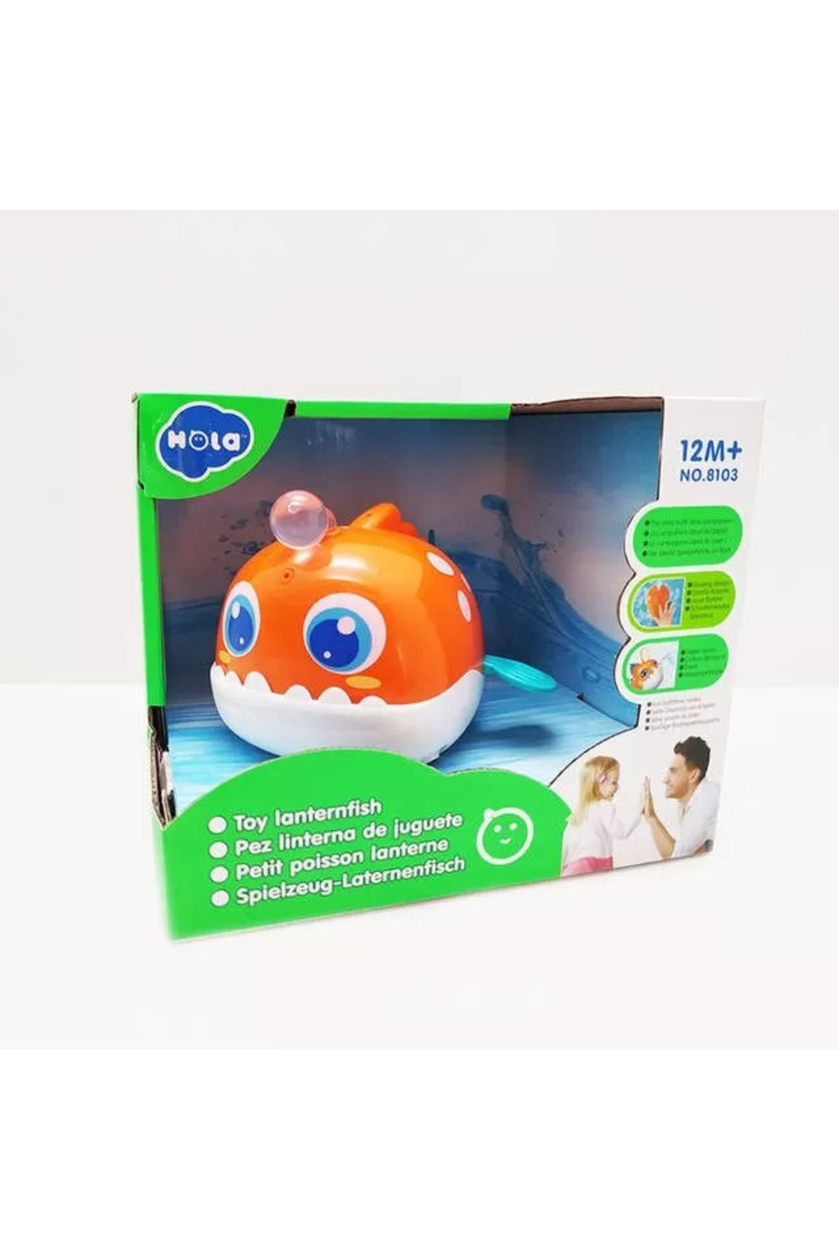 Hola Jucarie Pentru Baita Pestisorul Luminos - One Size